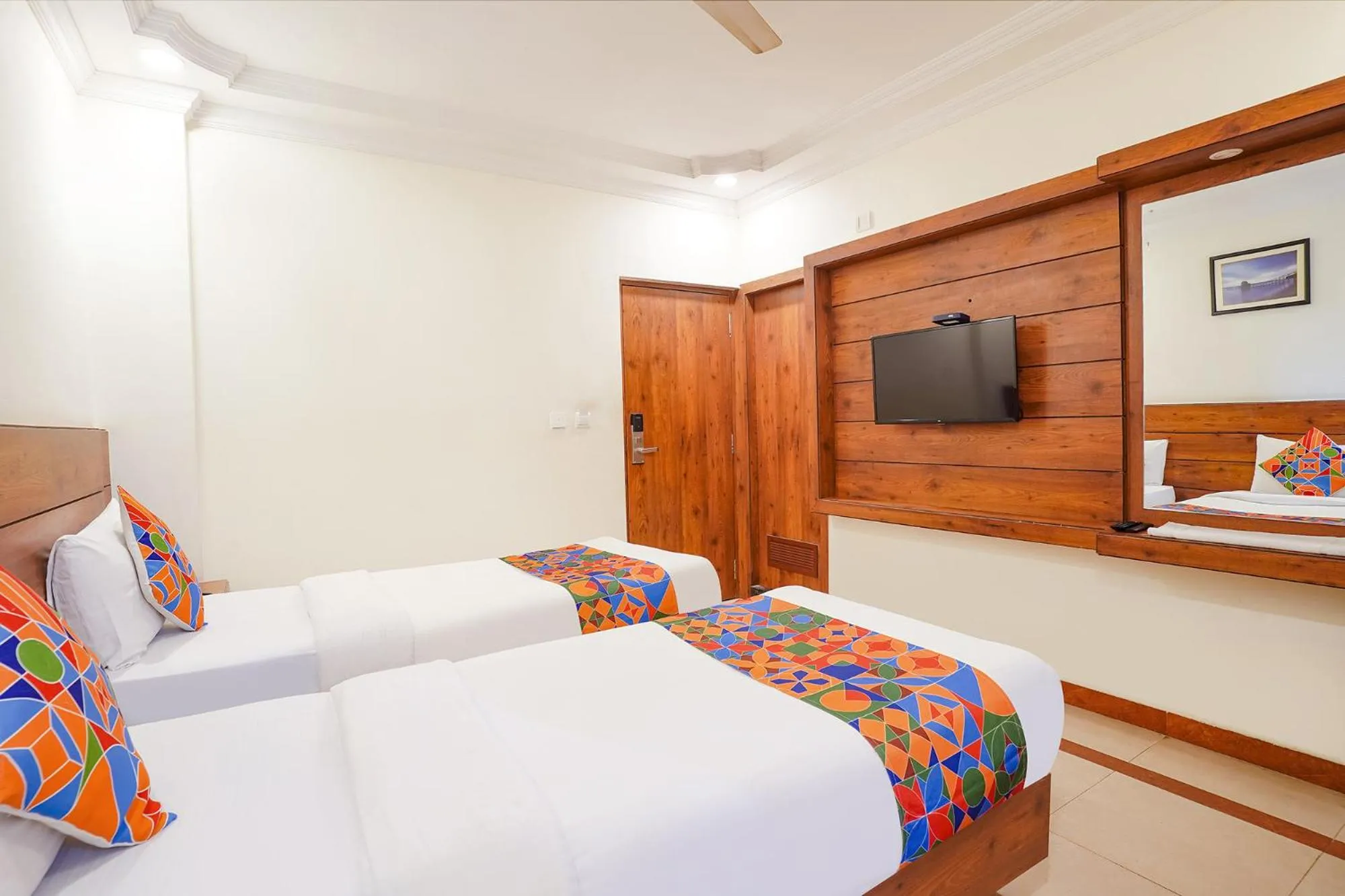 Bed in FabHotel Savi Inn - Nr Mantri Square Mall