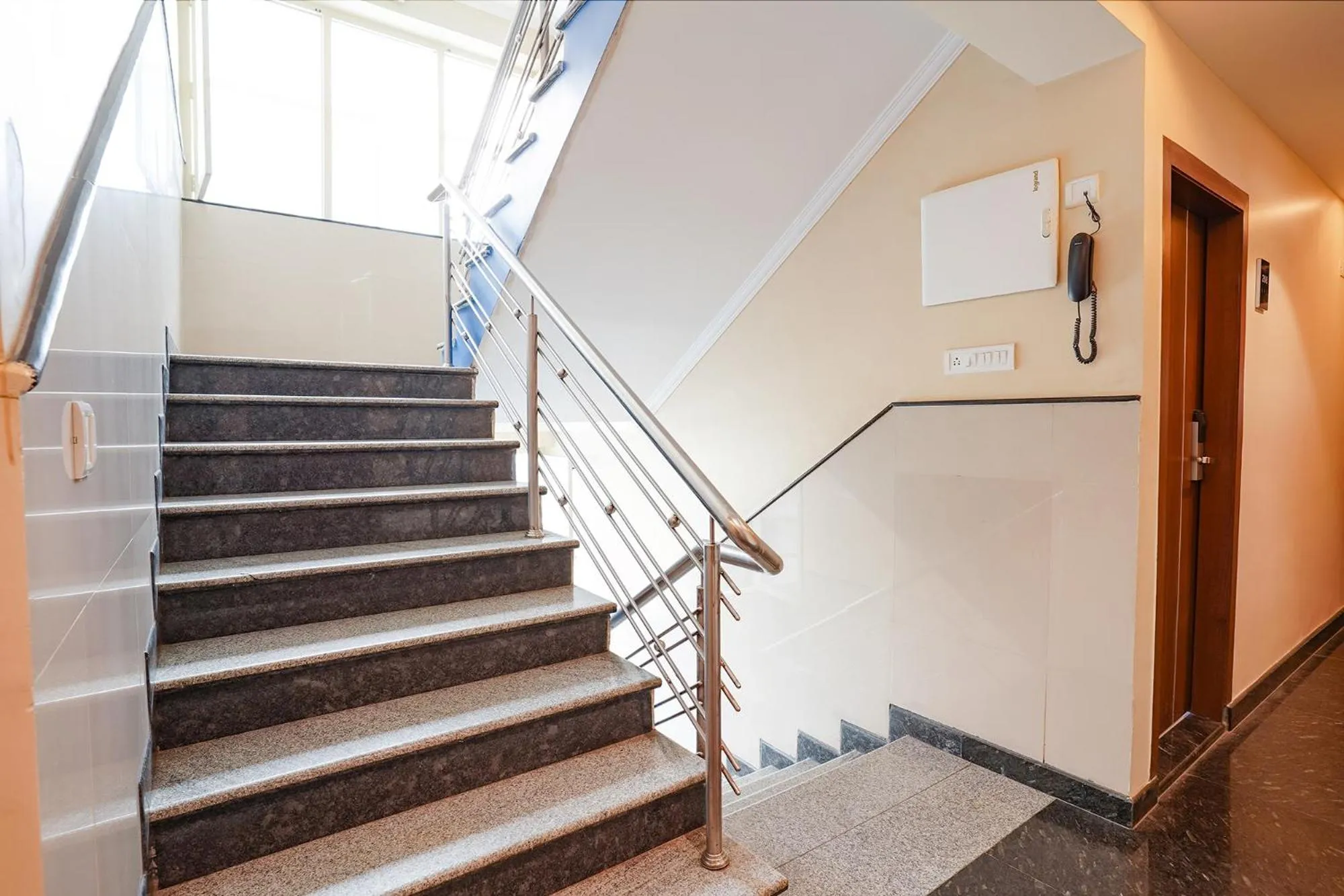 Lobby or reception in FabHotel Savi Inn - Nr Mantri Square Mall