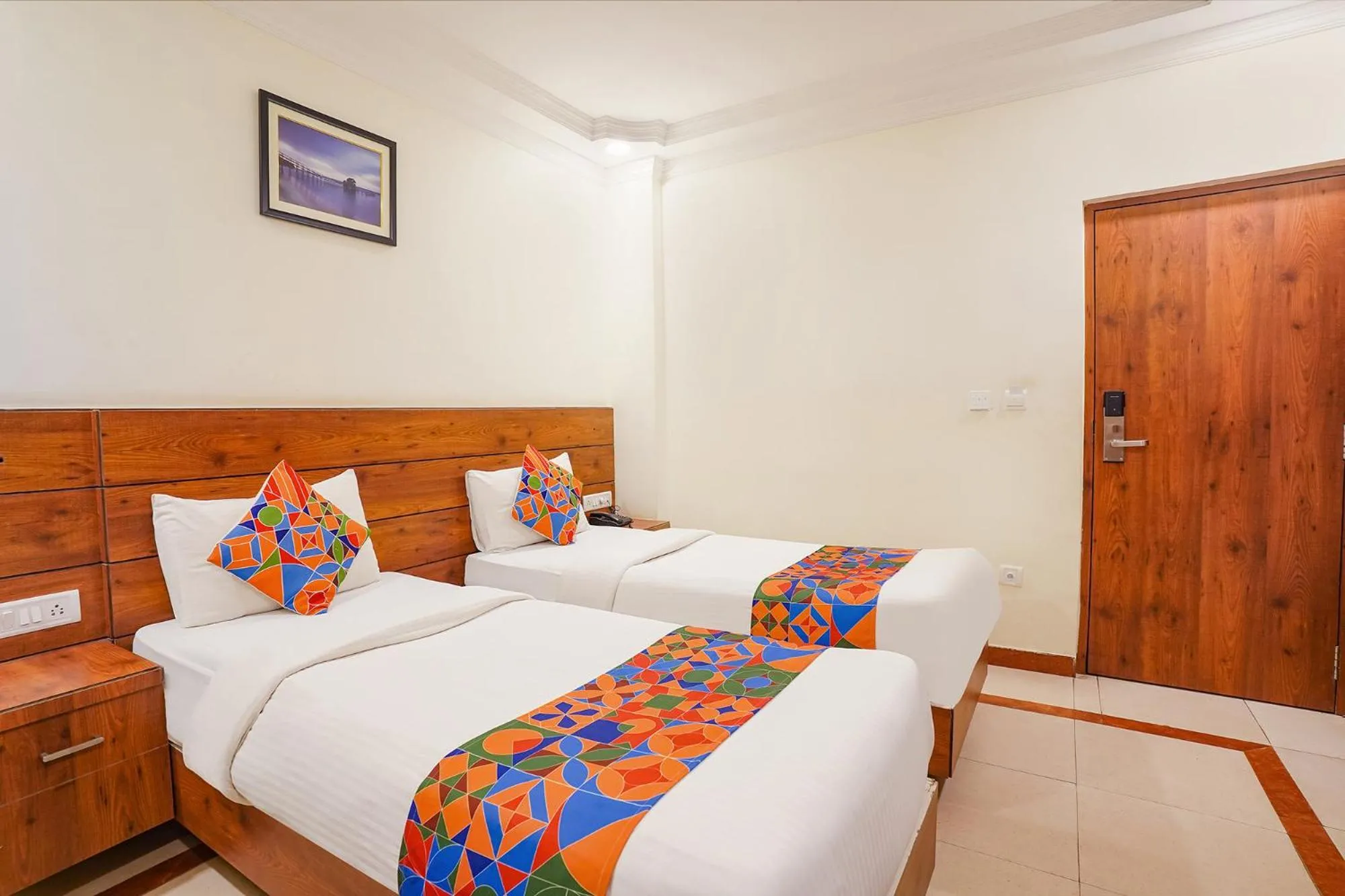 Bed in FabHotel Savi Inn - Nr Mantri Square Mall
