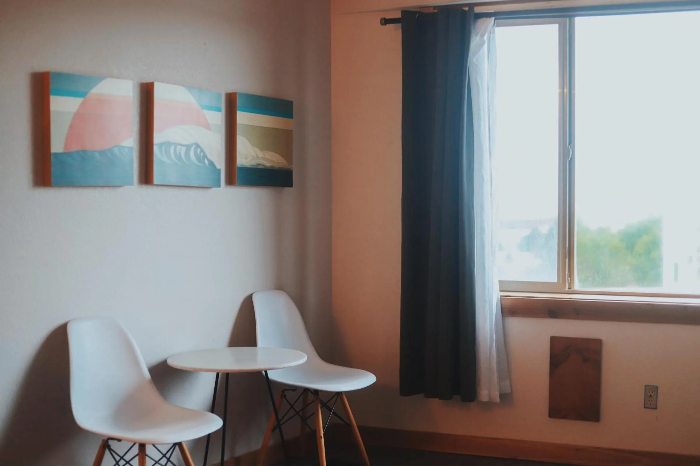 Seating area in Adrift Hotel