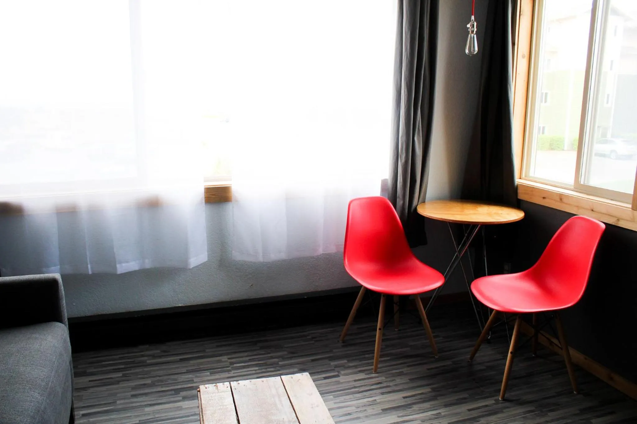 Seating area in Adrift Hotel