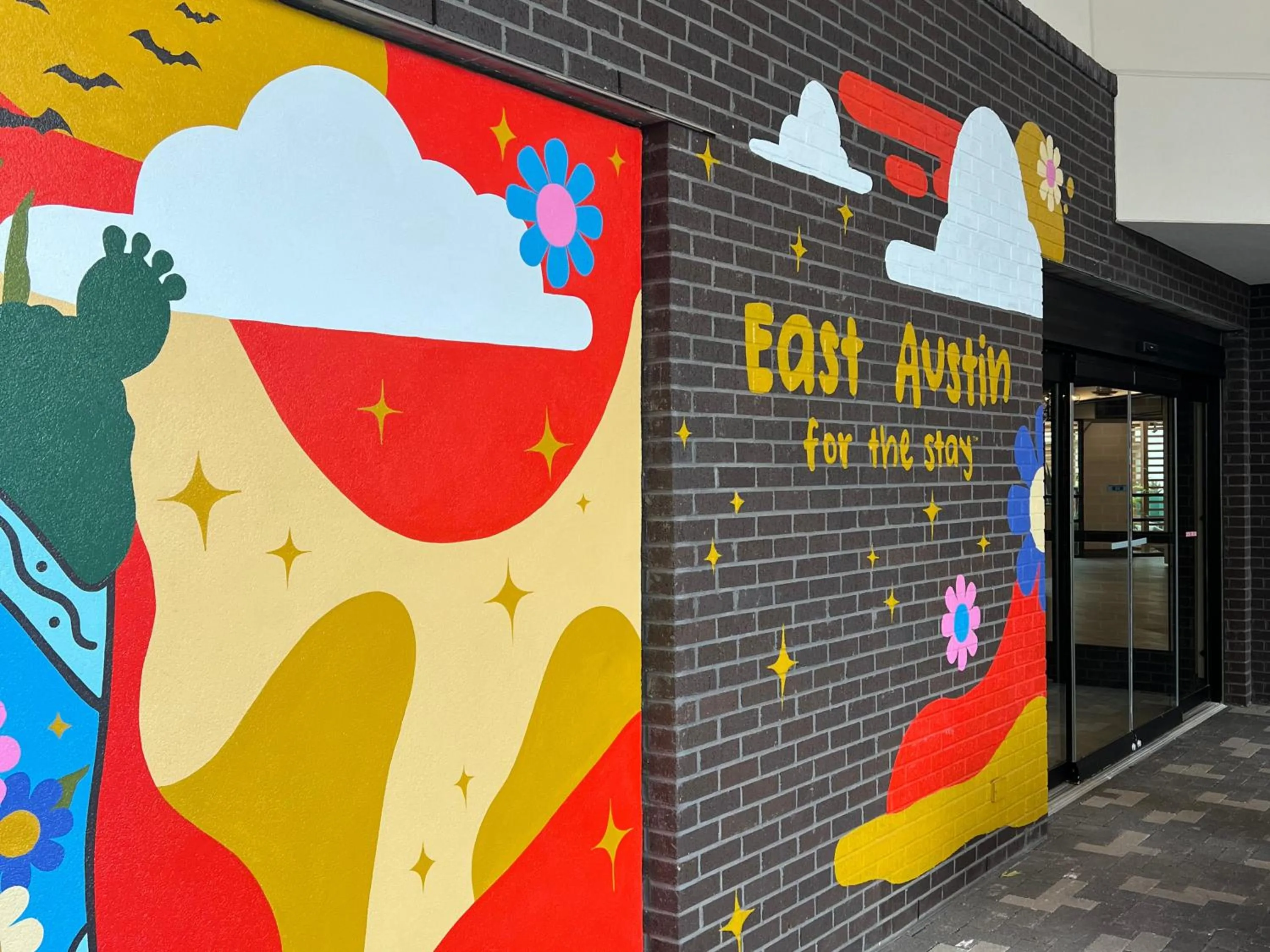 Decorative detail in Hampton by Hilton East Austin - near UT and Capitol