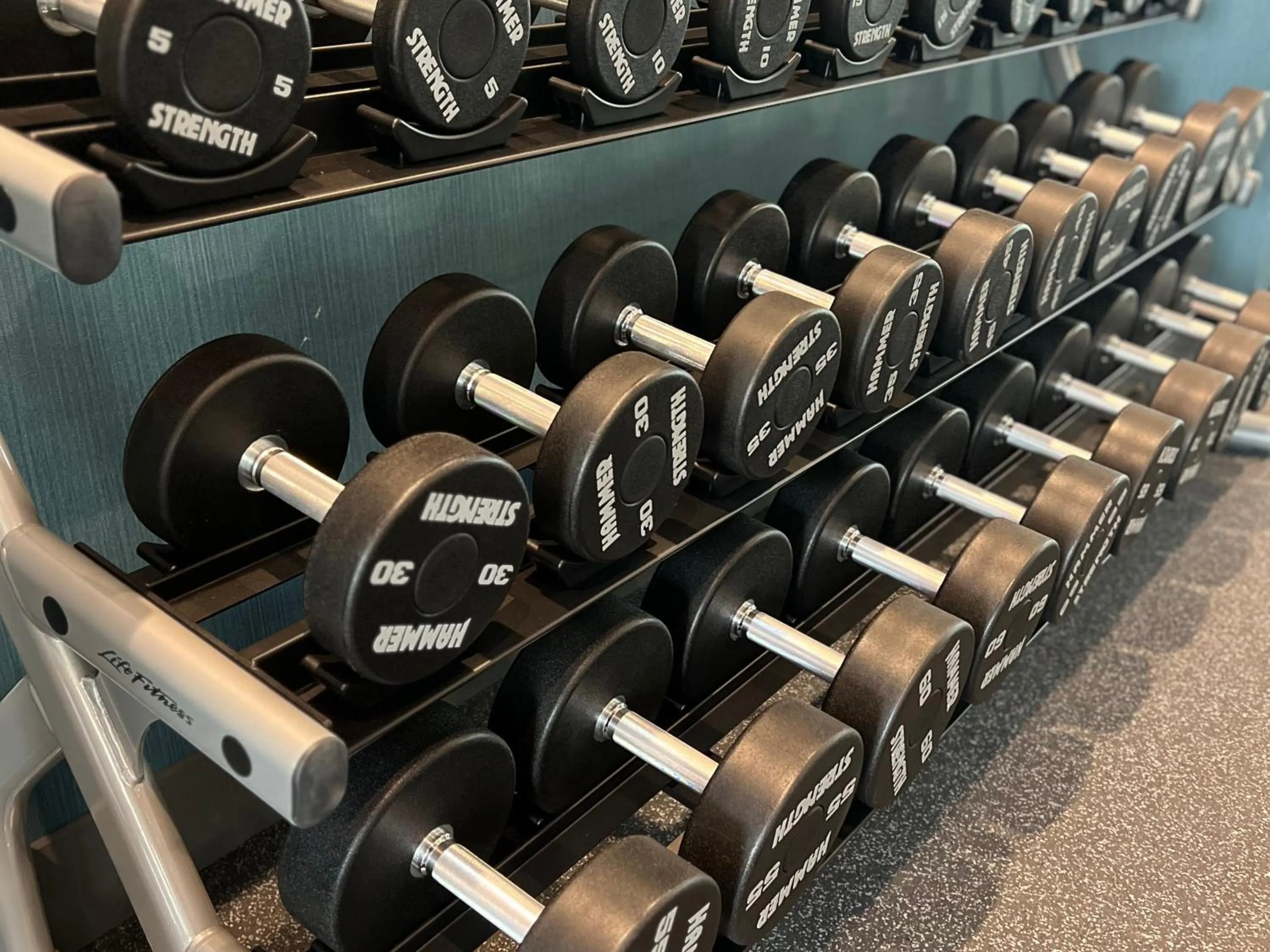 Fitness centre/facilities in Hampton by Hilton East Austin - near UT and Capitol