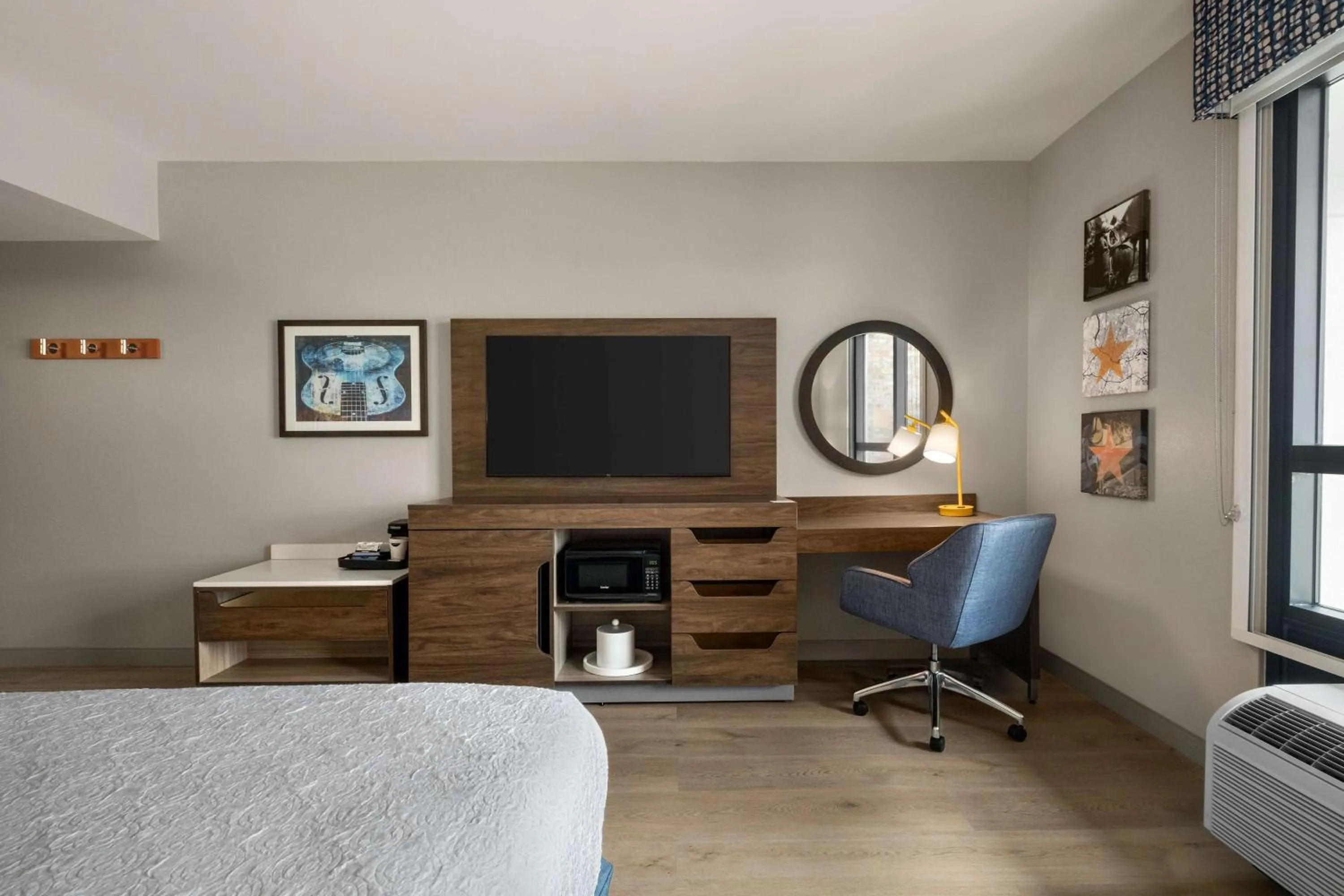 TV and multimedia in Hampton by Hilton East Austin - near UT and Capitol