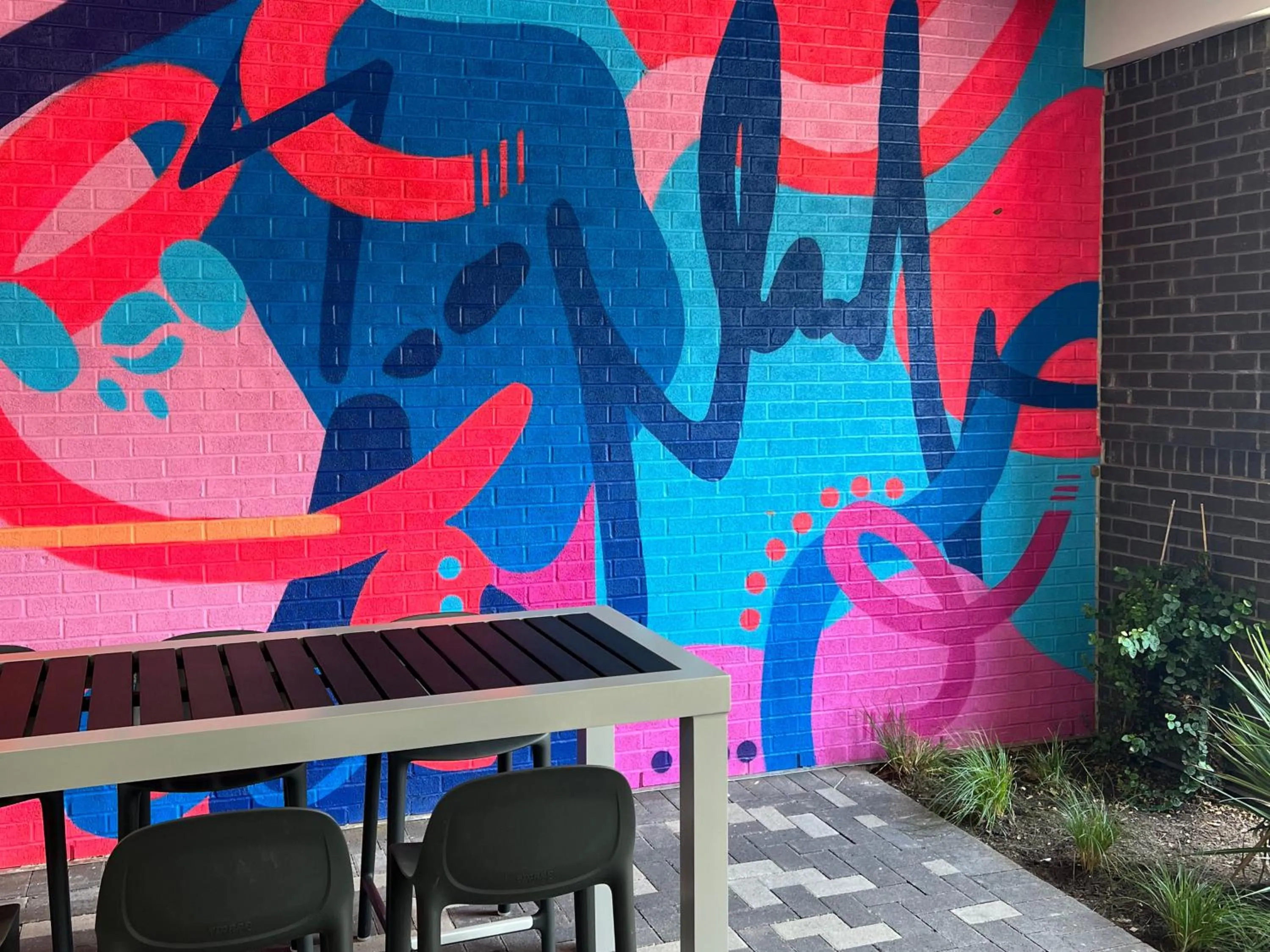 BBQ facilities in Hampton by Hilton East Austin - near UT and Capitol