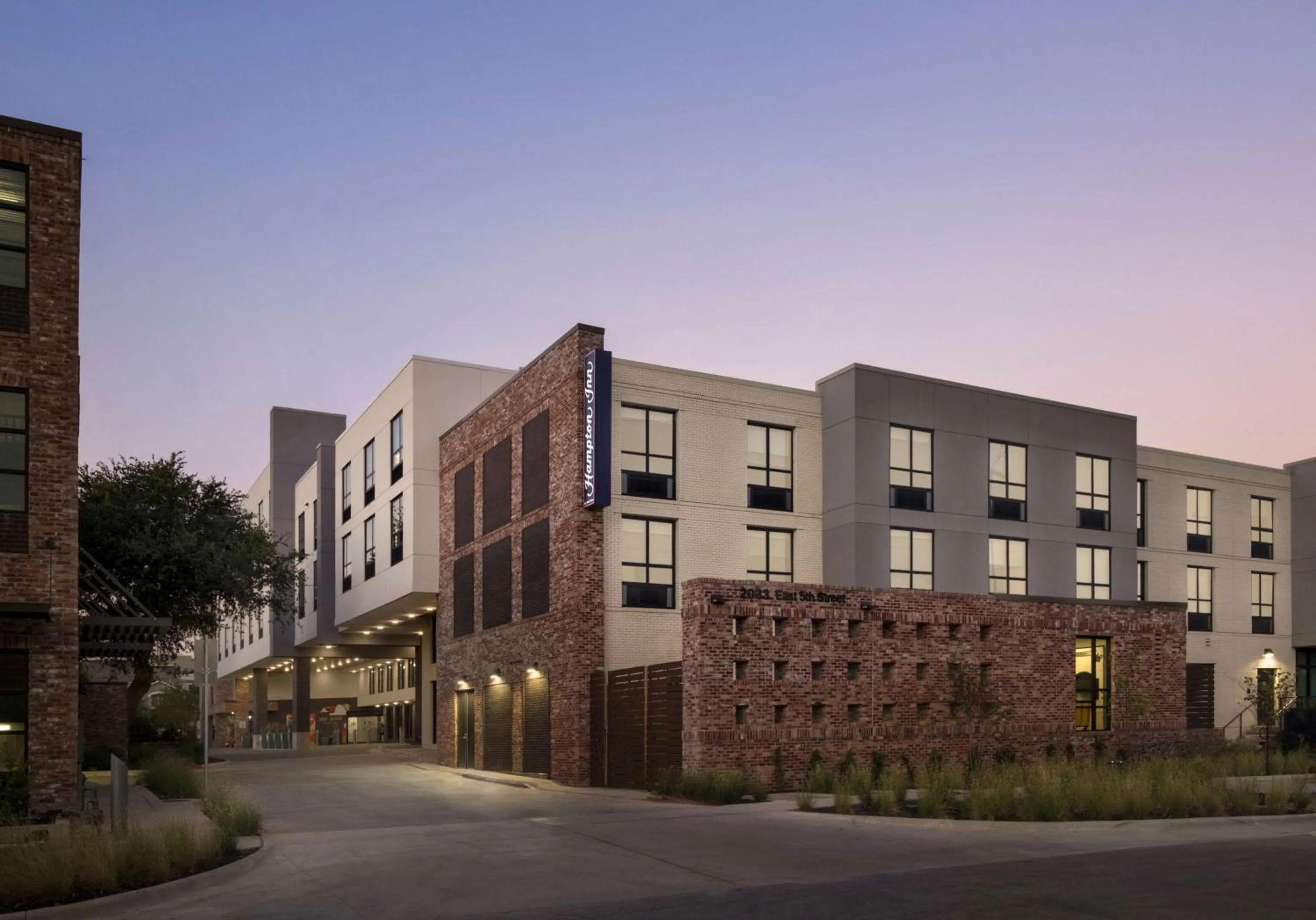 Property building in Hampton by Hilton East Austin - near UT and Capitol