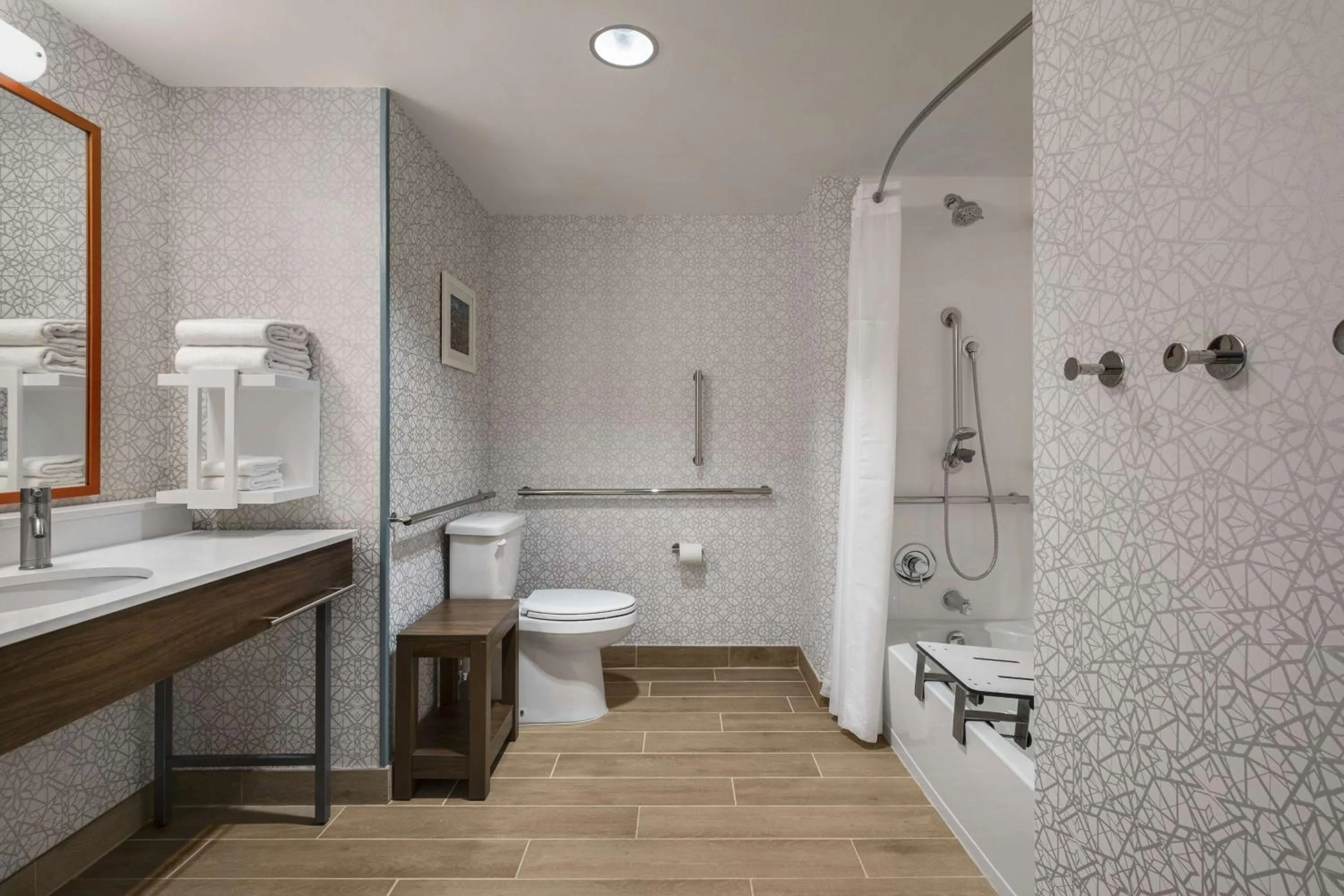 Toilet in Hampton by Hilton East Austin - near UT and Capitol