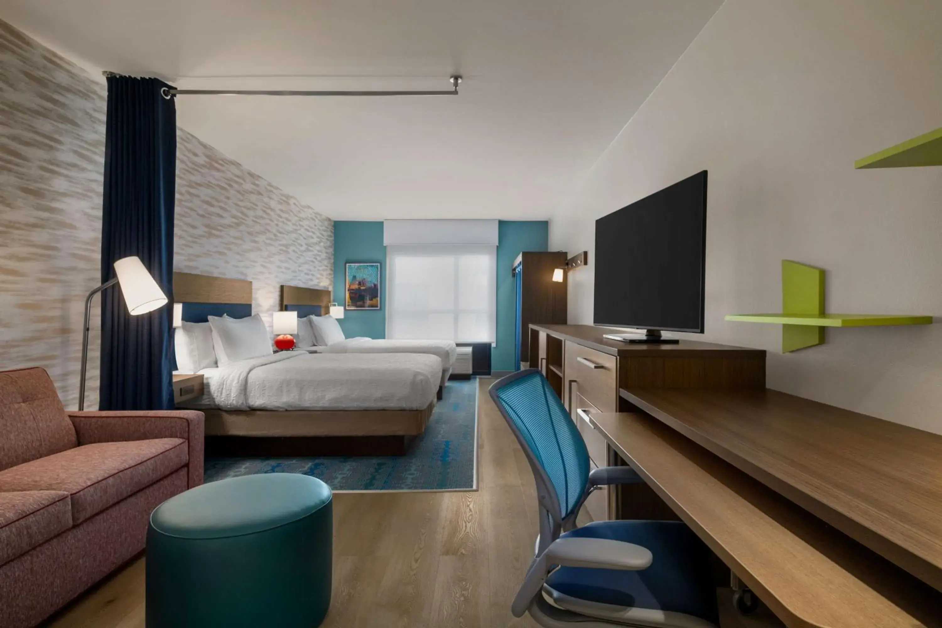 Bedroom, Bed in Home2 Suites By Hilton East Austin - near Downtown and UT Bedroom, Bed in Home2 Suites By Hilton East Austin - near Downtown and UT