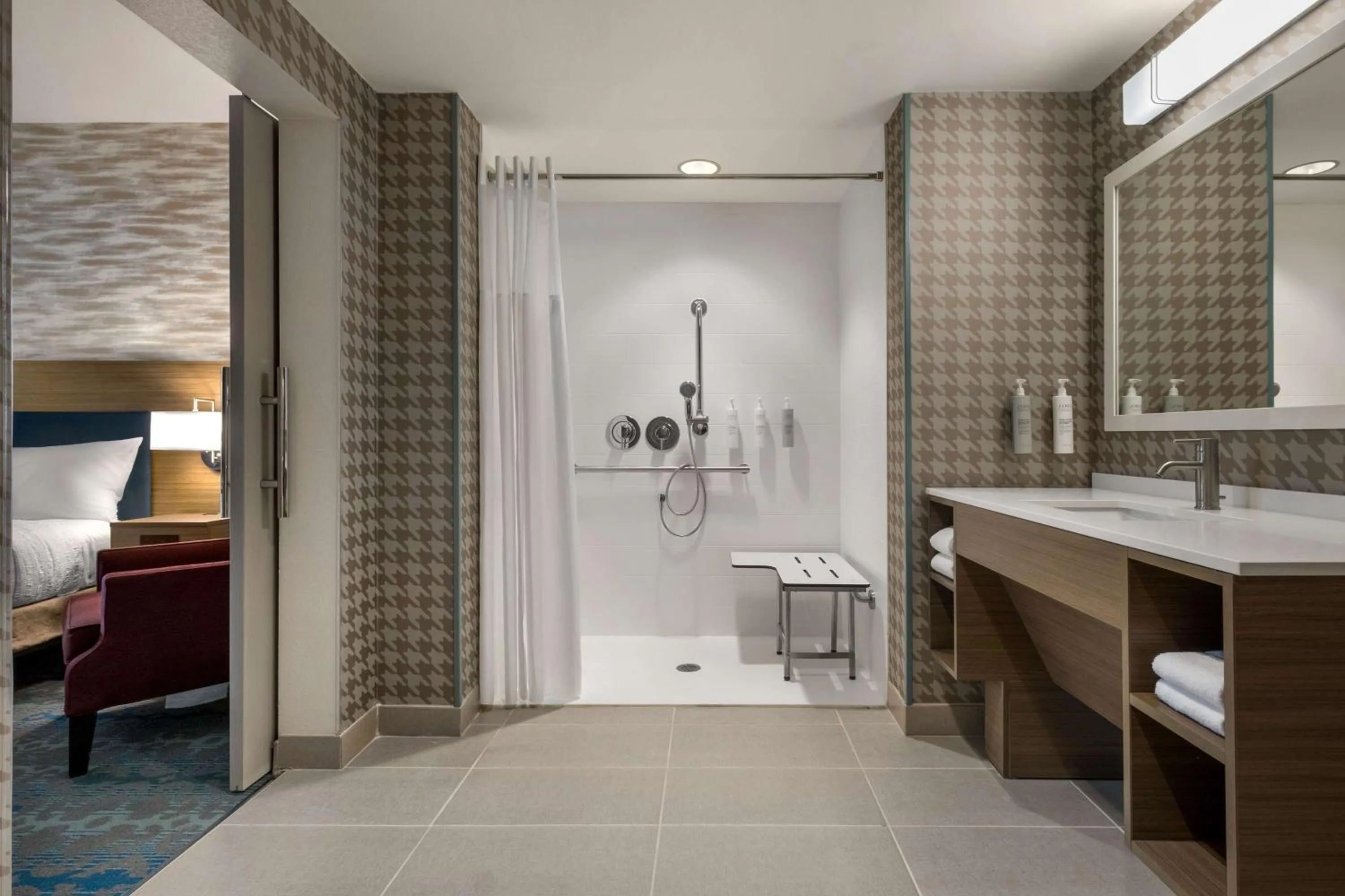 Bathroom in Home2 Suites By Hilton East Austin - near Downtown and UT