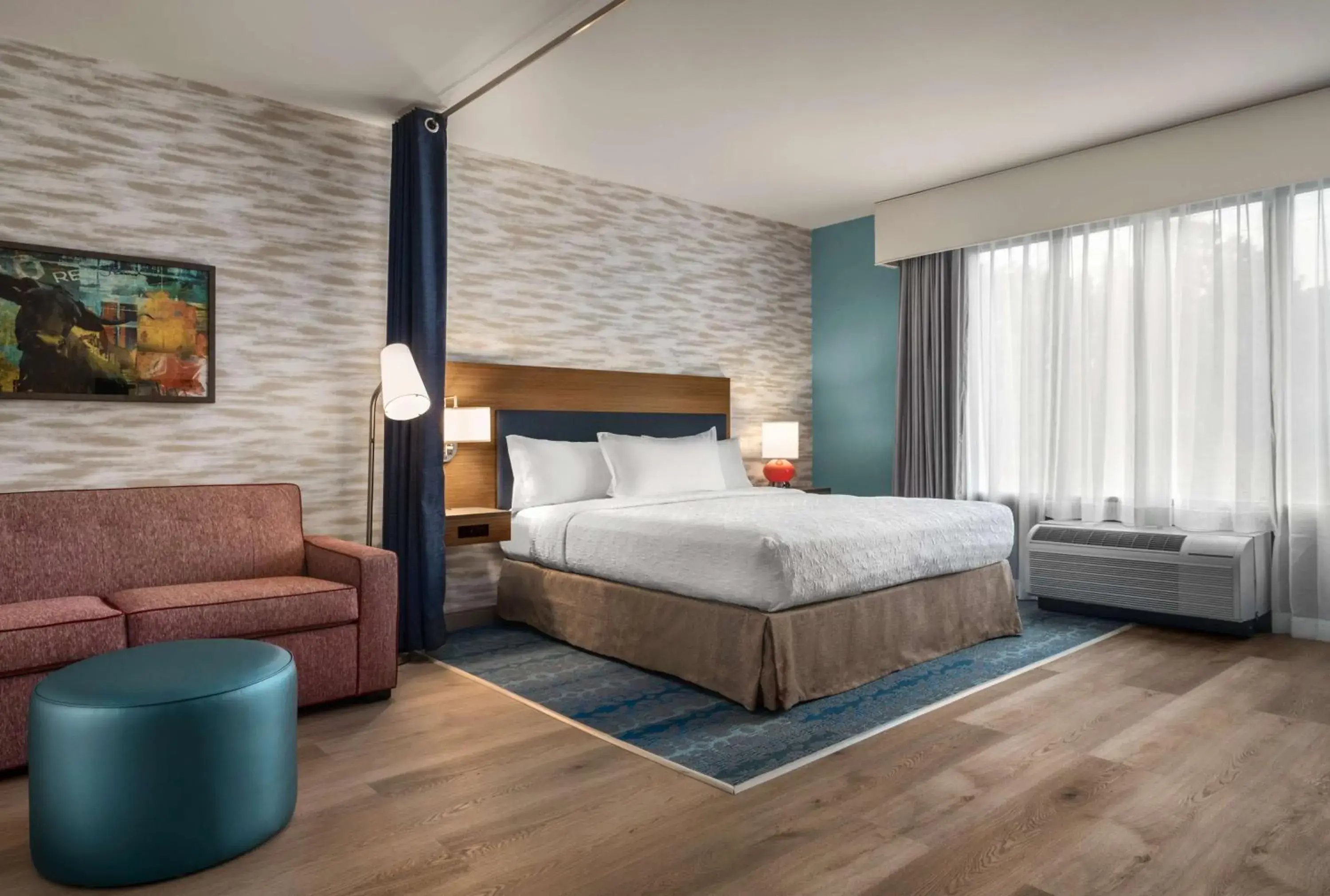 Living room, Bed in Home2 Suites By Hilton East Austin - near Downtown and UT Living room, Bed in Home2 Suites By Hilton East Austin - near Downtown and UT