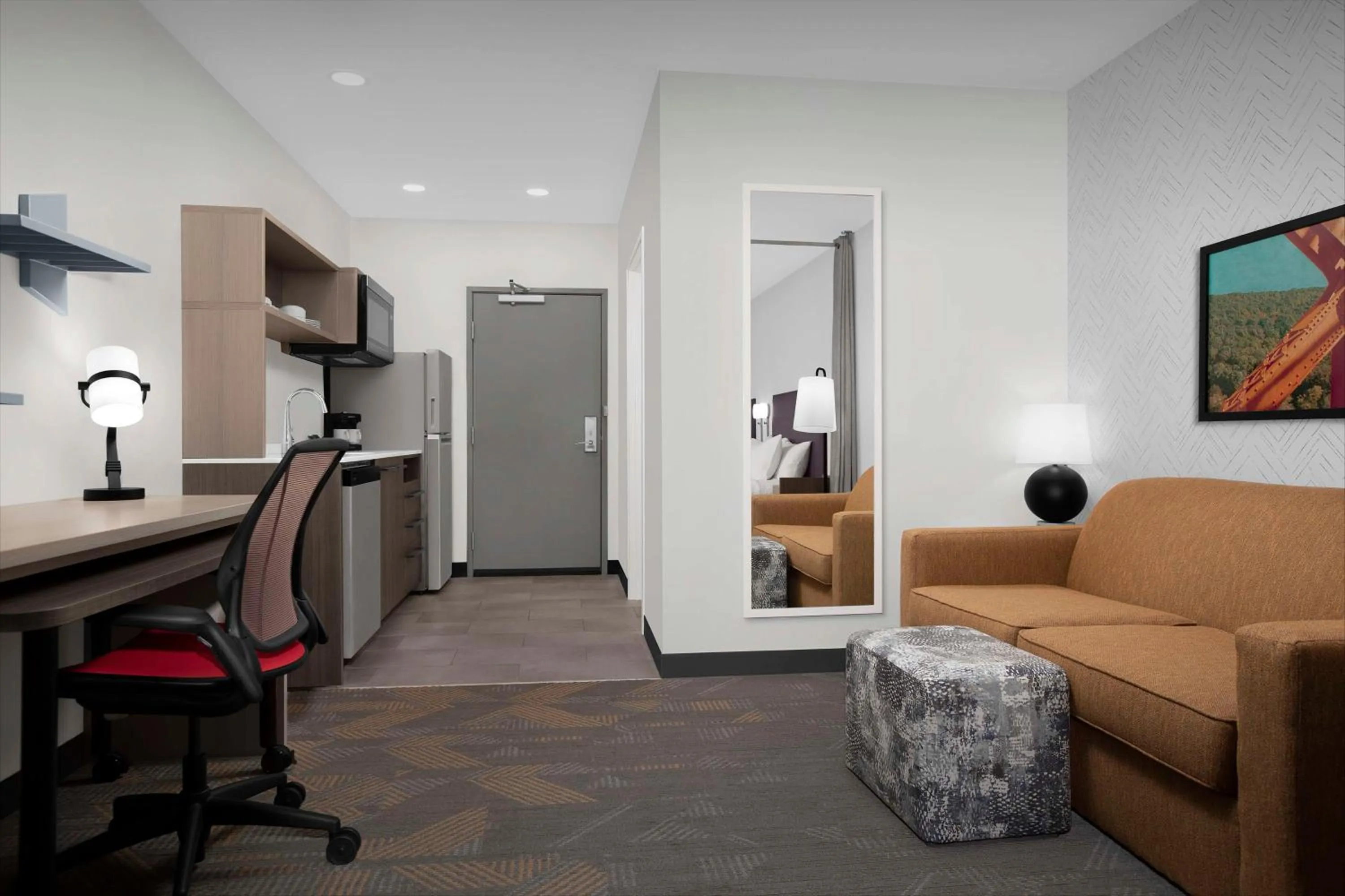 Living room in Home2 Suites By Hilton Chattanooga East Ridge