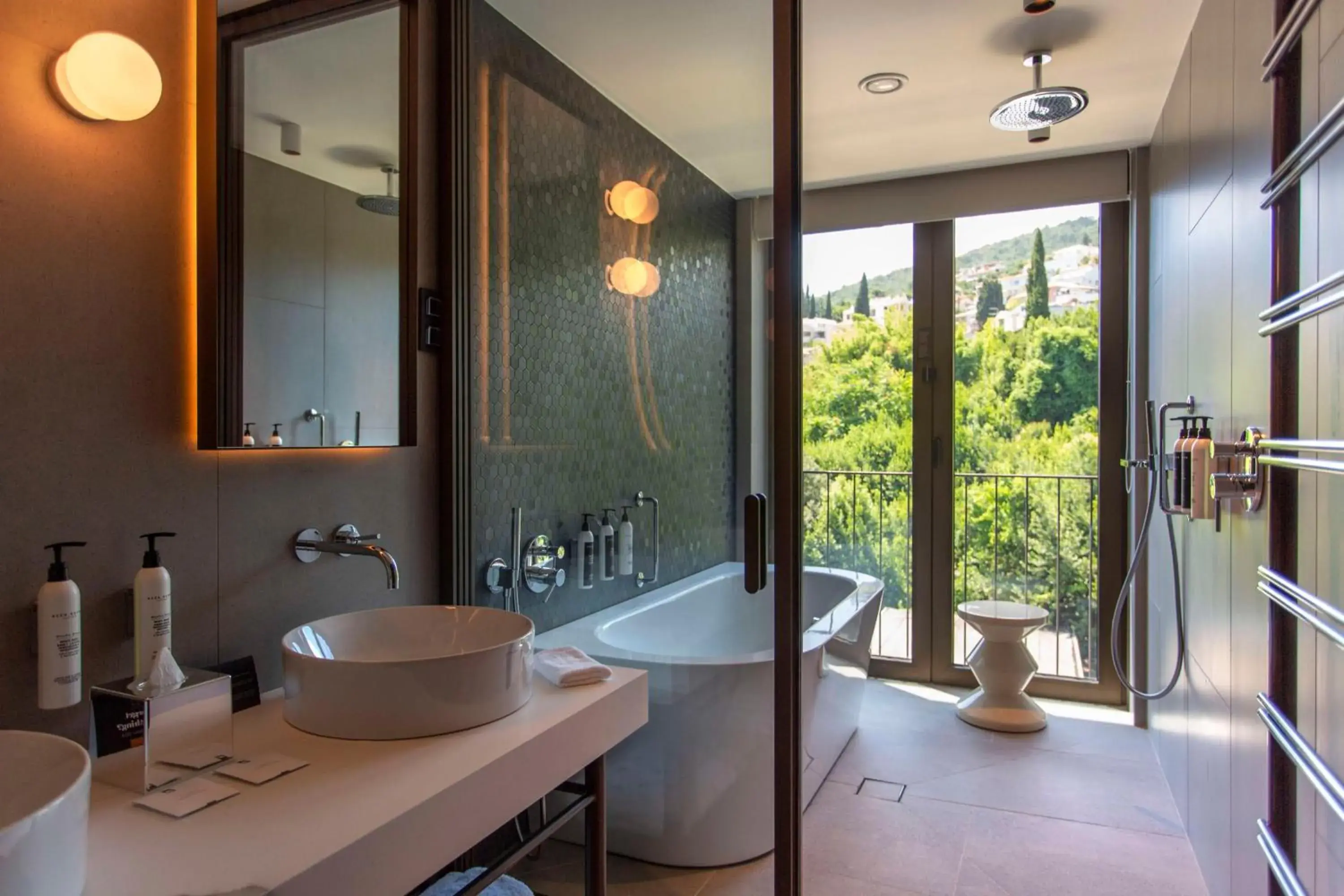 Bathroom in Keight Hotel Opatija, Curio Collection By Hilton Bathroom in Keight Hotel Opatija, Curio Collection By Hilton