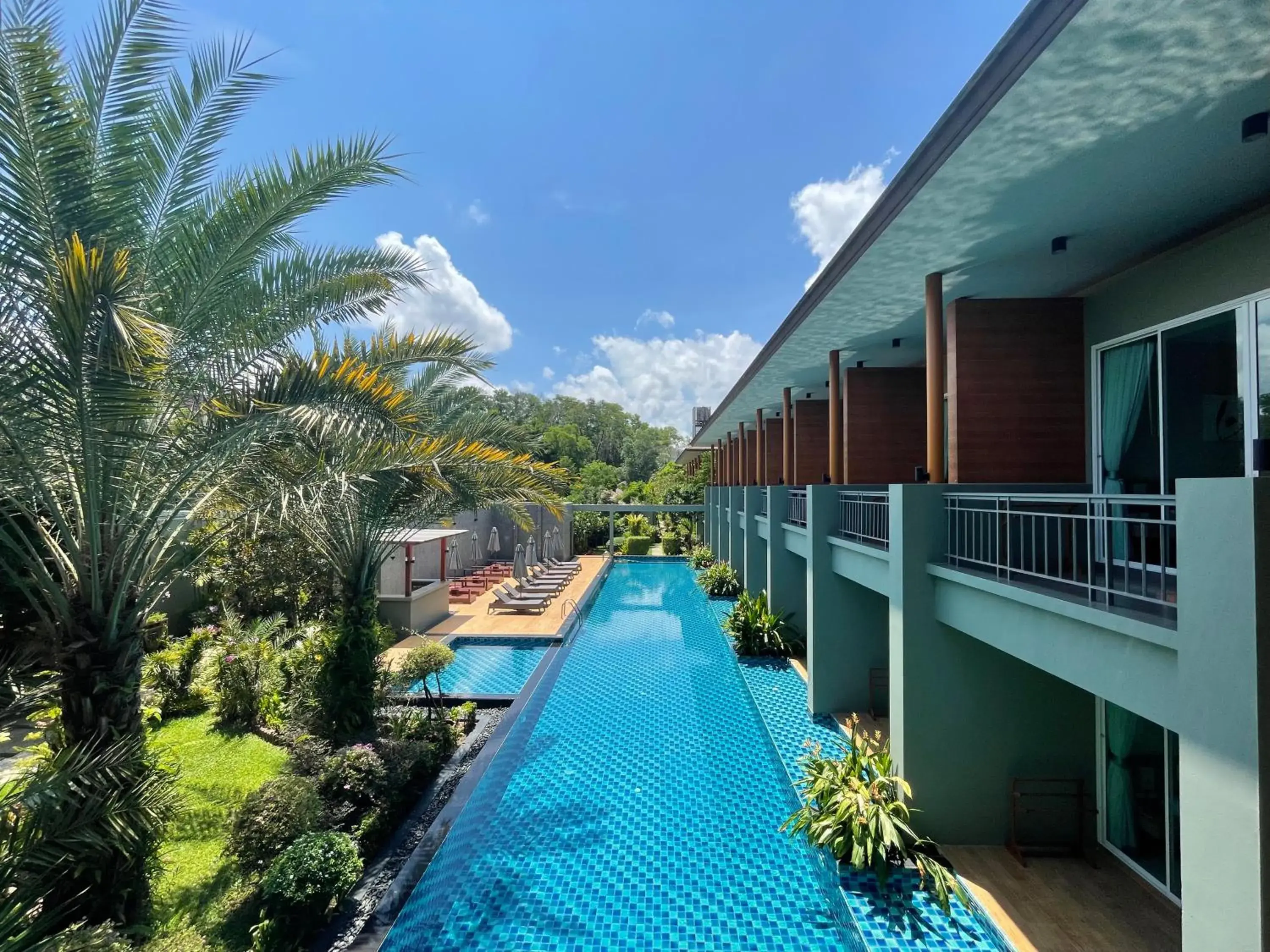 Garden view in Khaolak Forest Resort Garden view in Khaolak Forest Resort