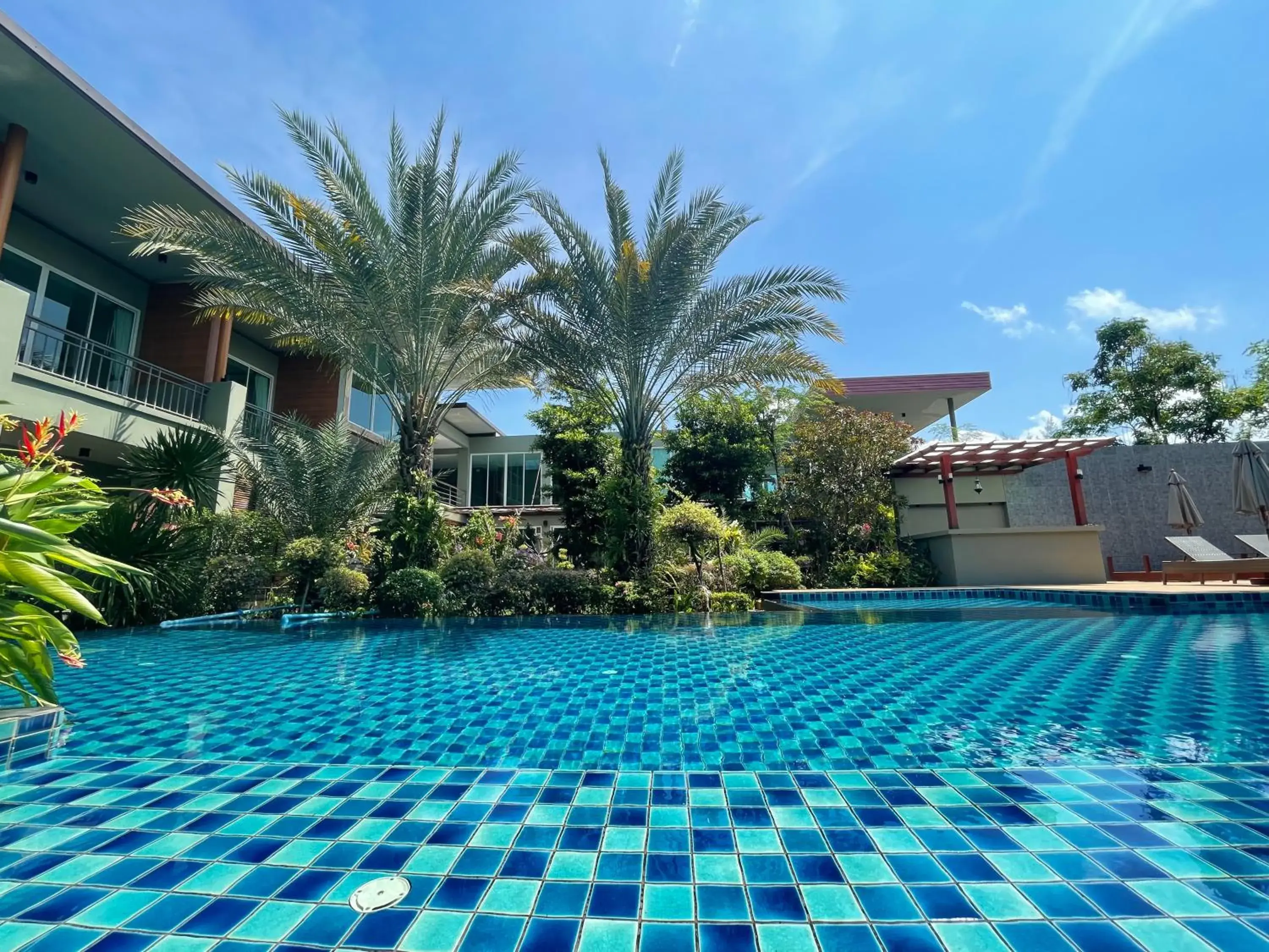 Pool view in Khaolak Forest Resort Pool view in Khaolak Forest Resort
