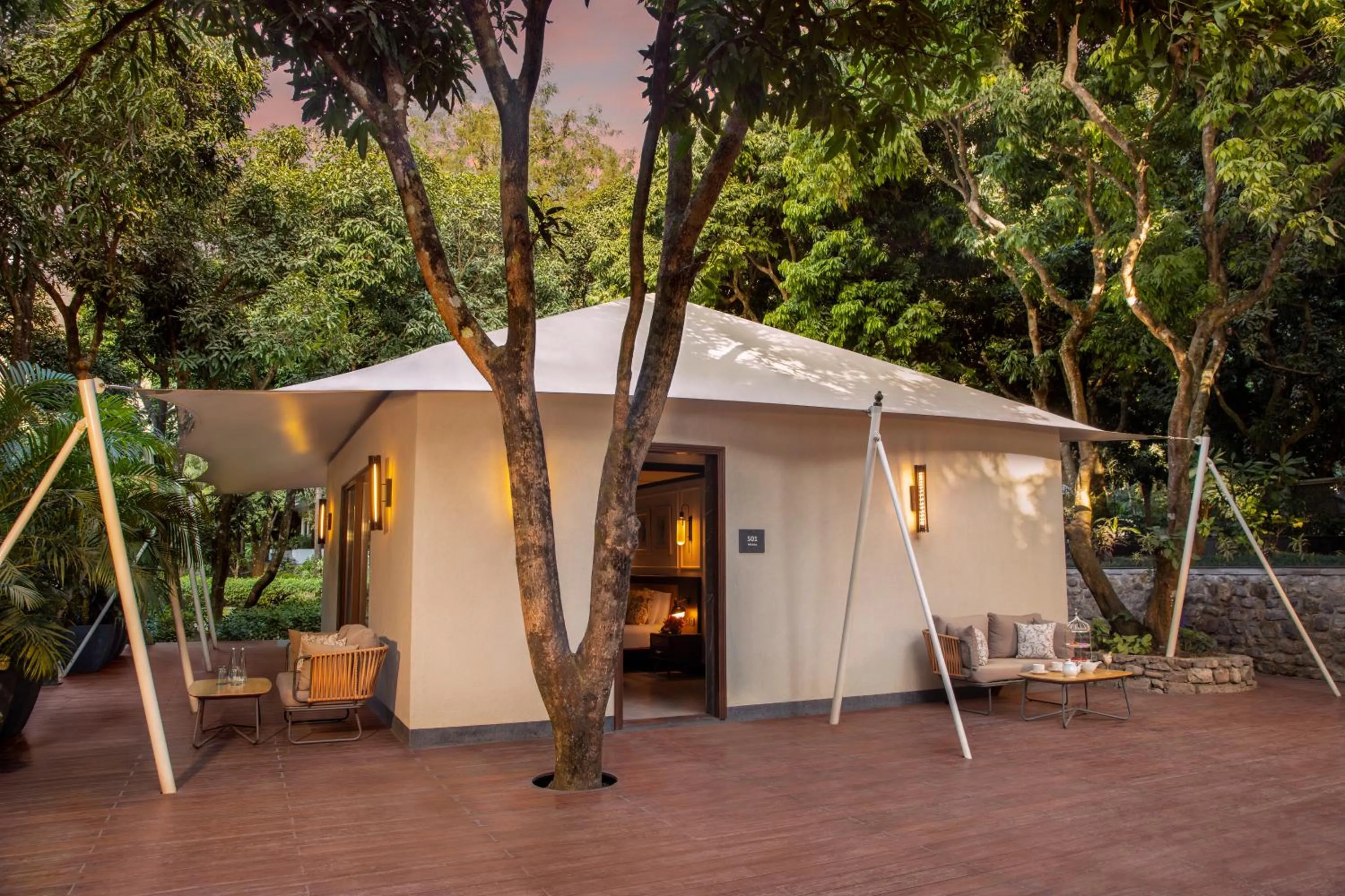 Property building in Anand Kashi by the Ganges Rishikesh - IHCL Seleqtions