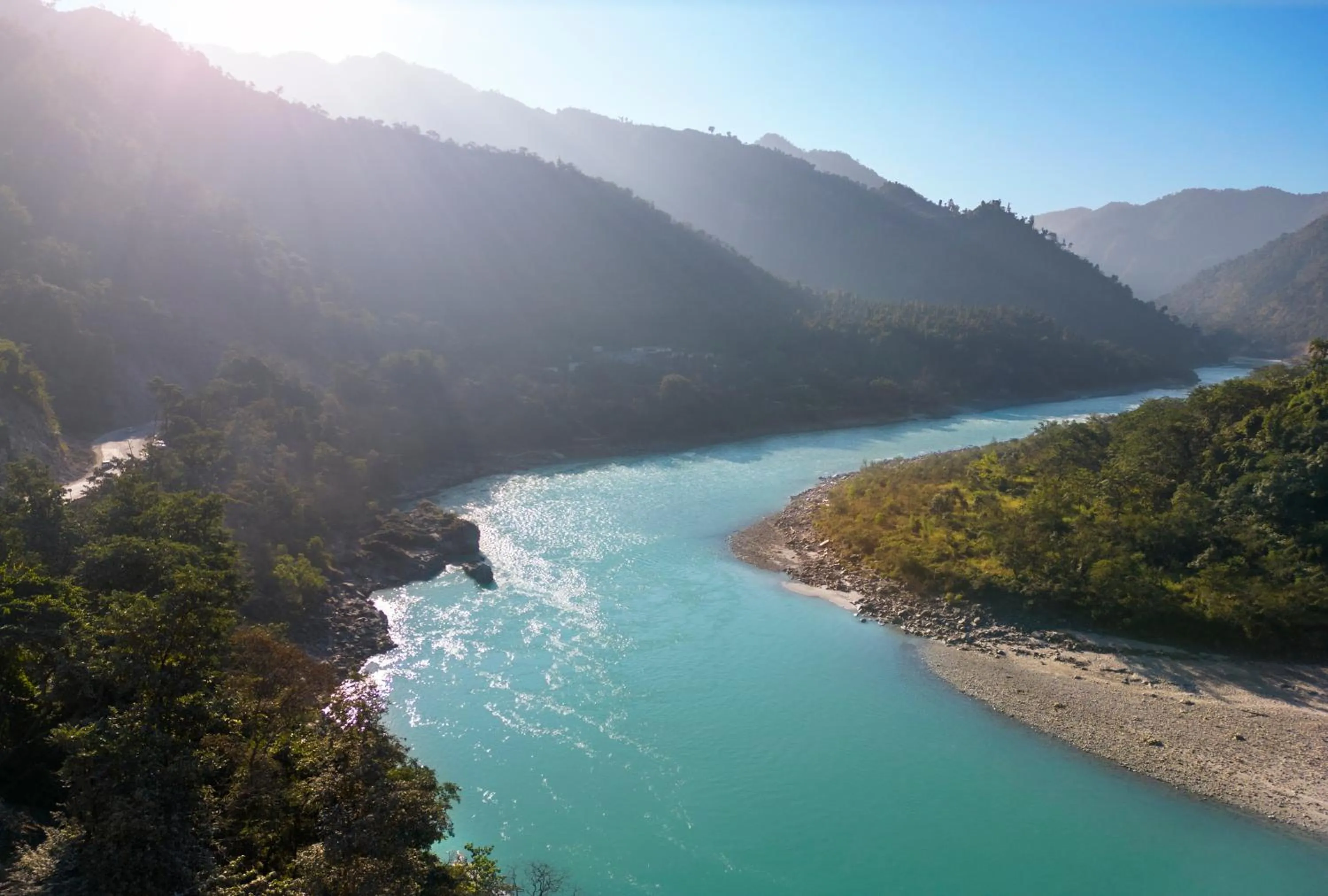 Natural landscape in Anand Kashi by the Ganges Rishikesh - IHCL Seleqtions