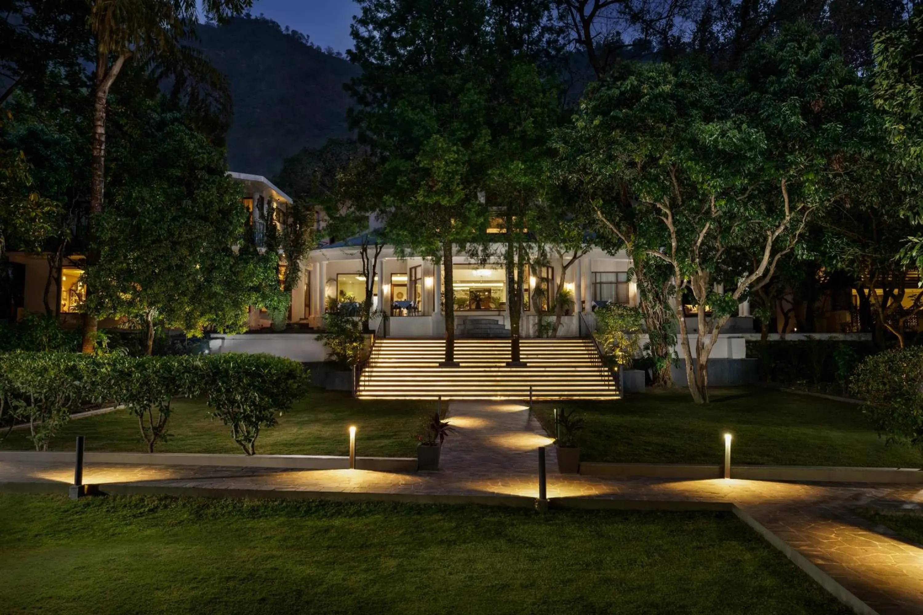 Facade/entrance in Anand Kashi by the Ganges Rishikesh - IHCL Seleqtions Facade/entrance in Anand Kashi by the Ganges Rishikesh - IHCL Seleqtions