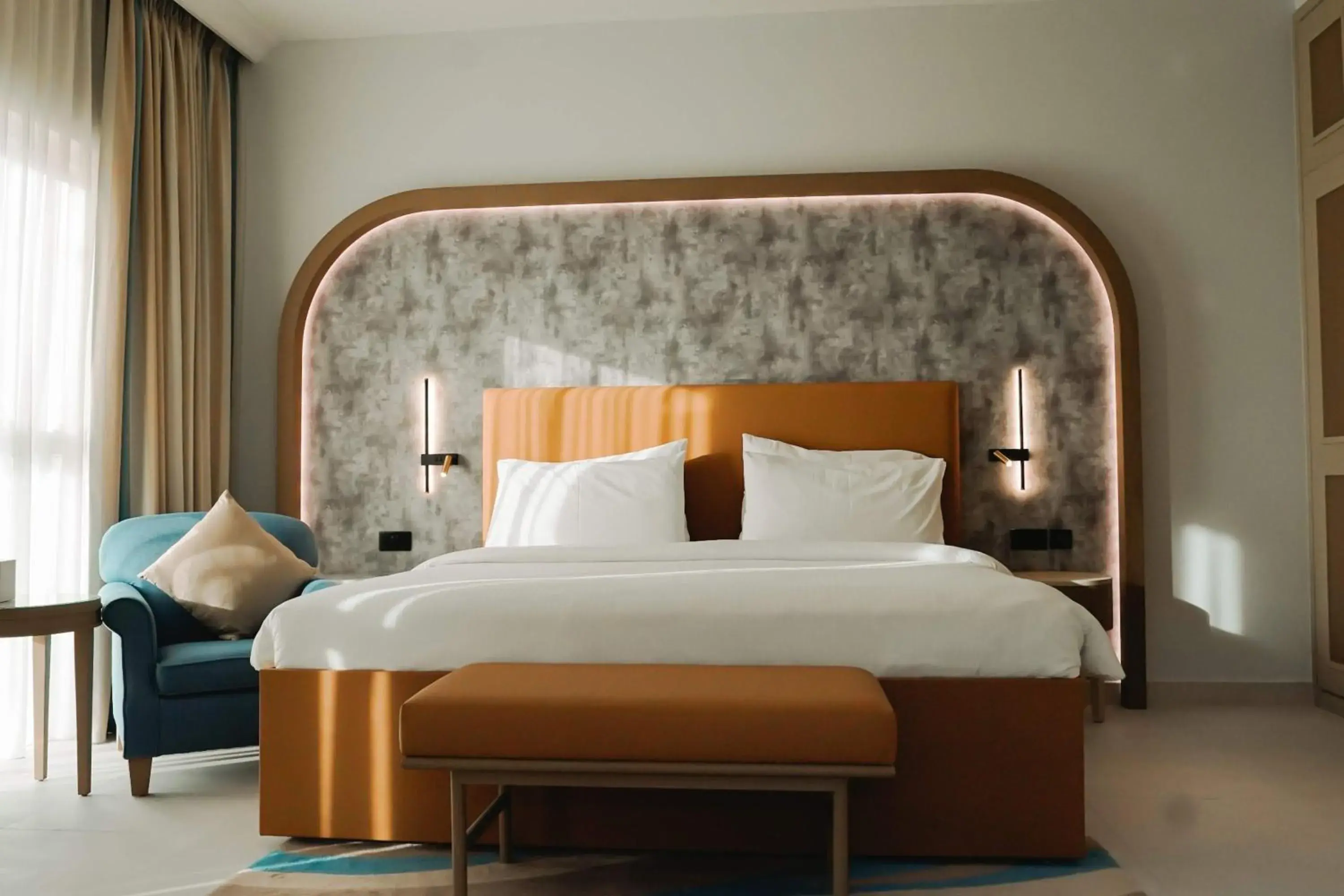 Bed in Sheraton Khalidiya Hotel Bed in Sheraton Khalidiya Hotel