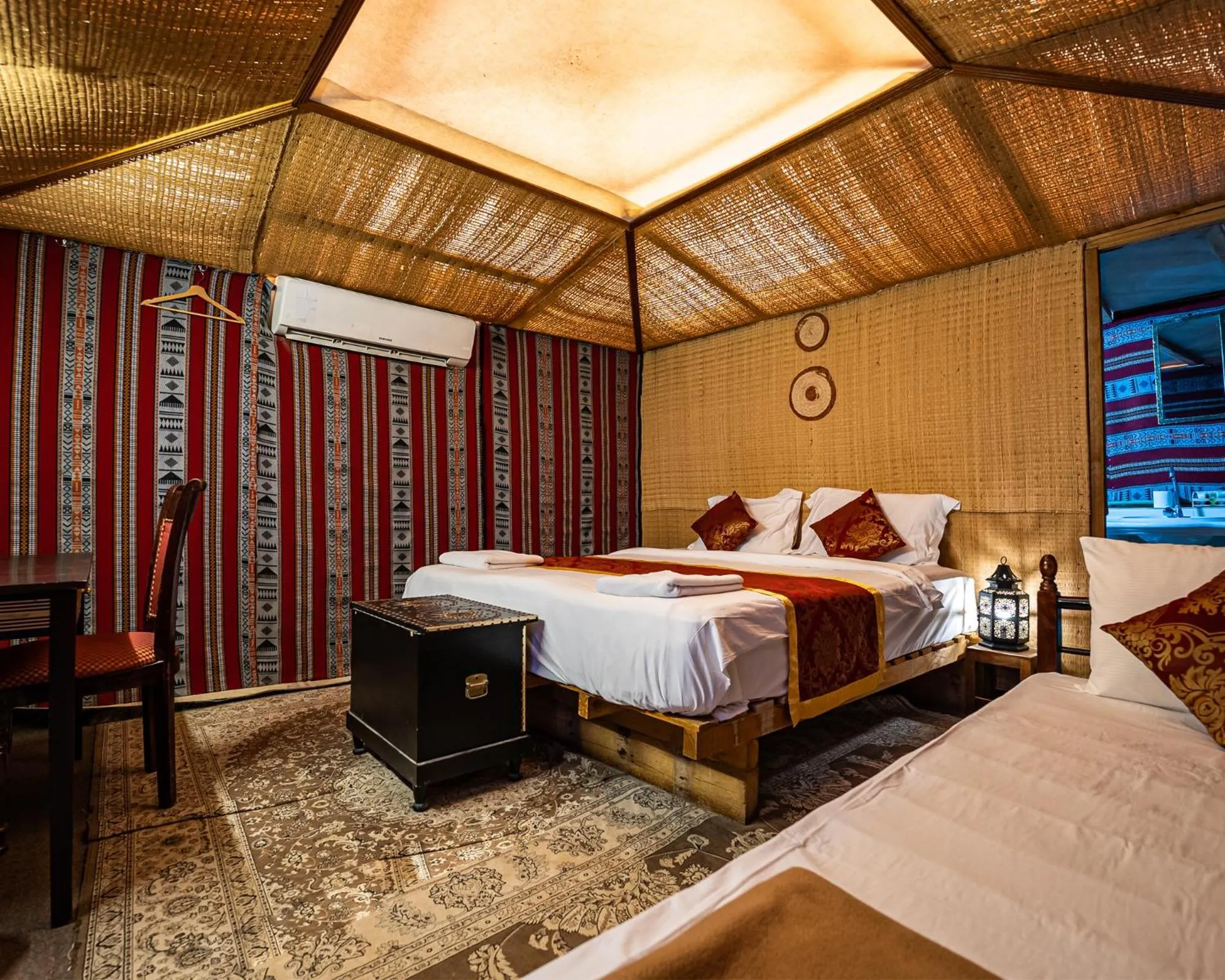 Bed in Bedouin Oasis Desert Camp- Ras Al Khaimah