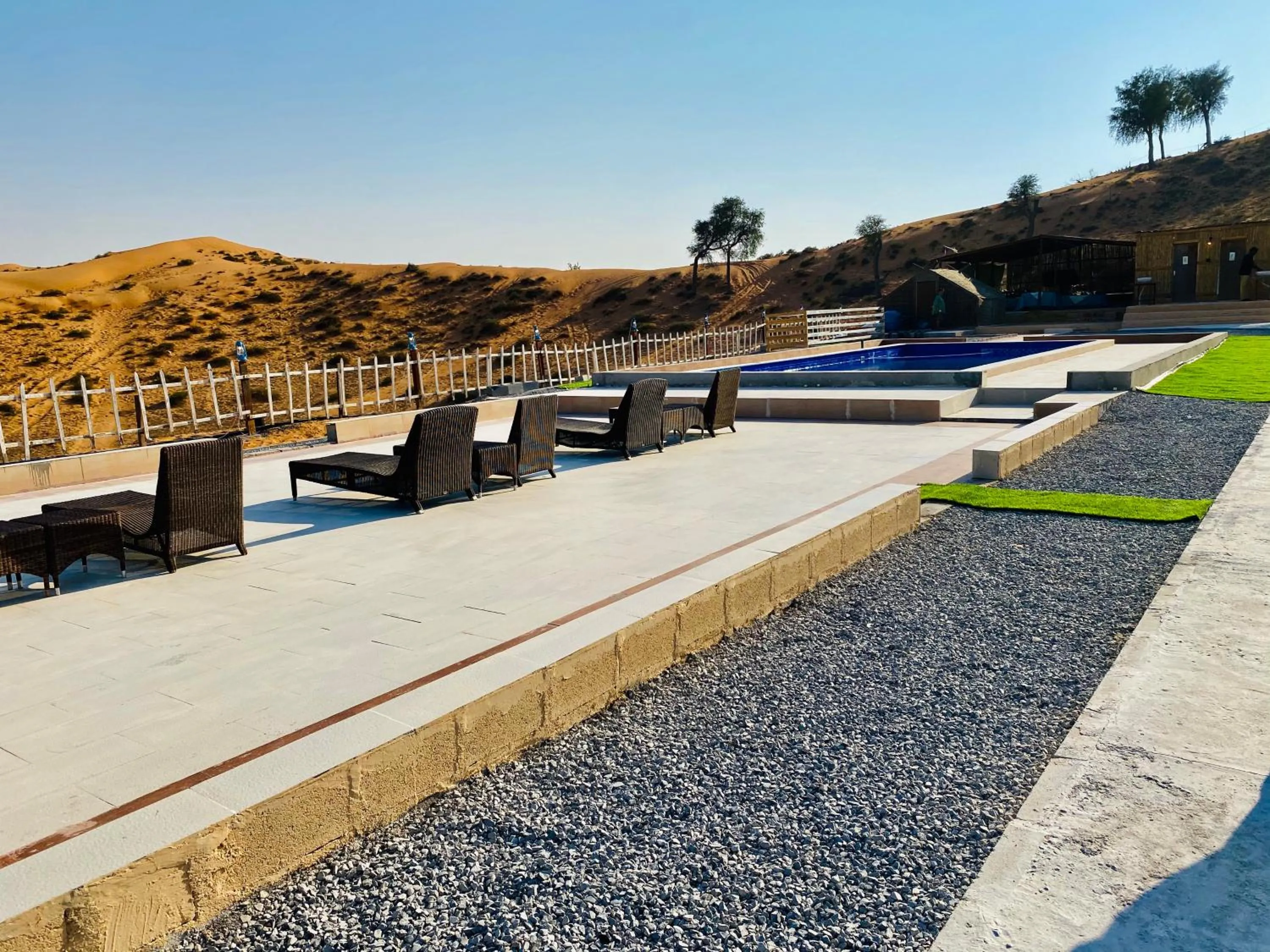 Swimming pool in Bedouin Oasis Desert Camp- Ras Al Khaimah