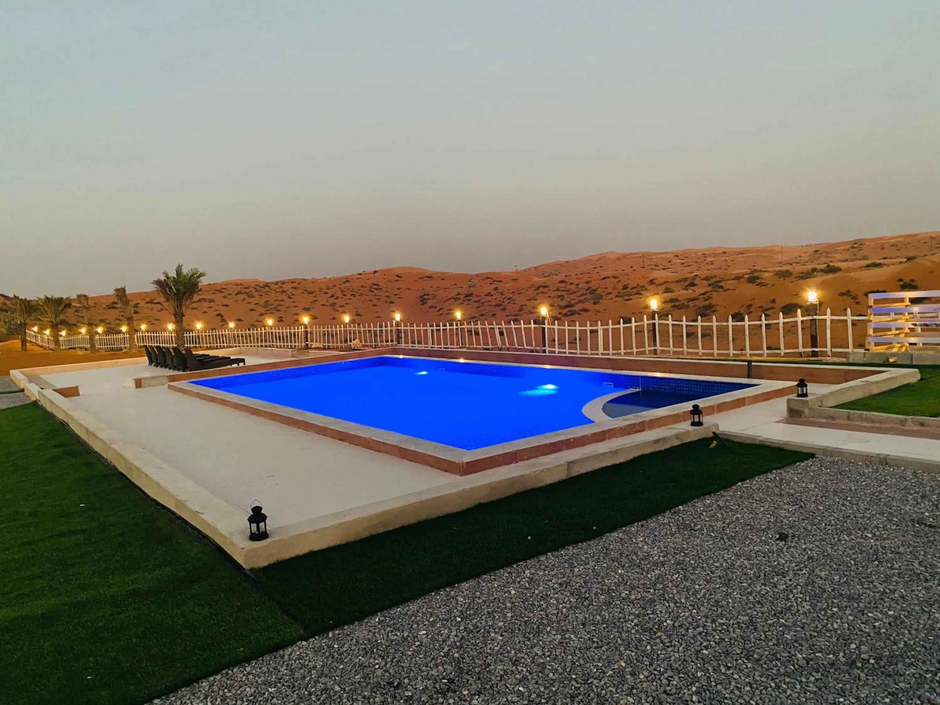 Swimming pool in Bedouin Oasis Desert Camp- Ras Al Khaimah