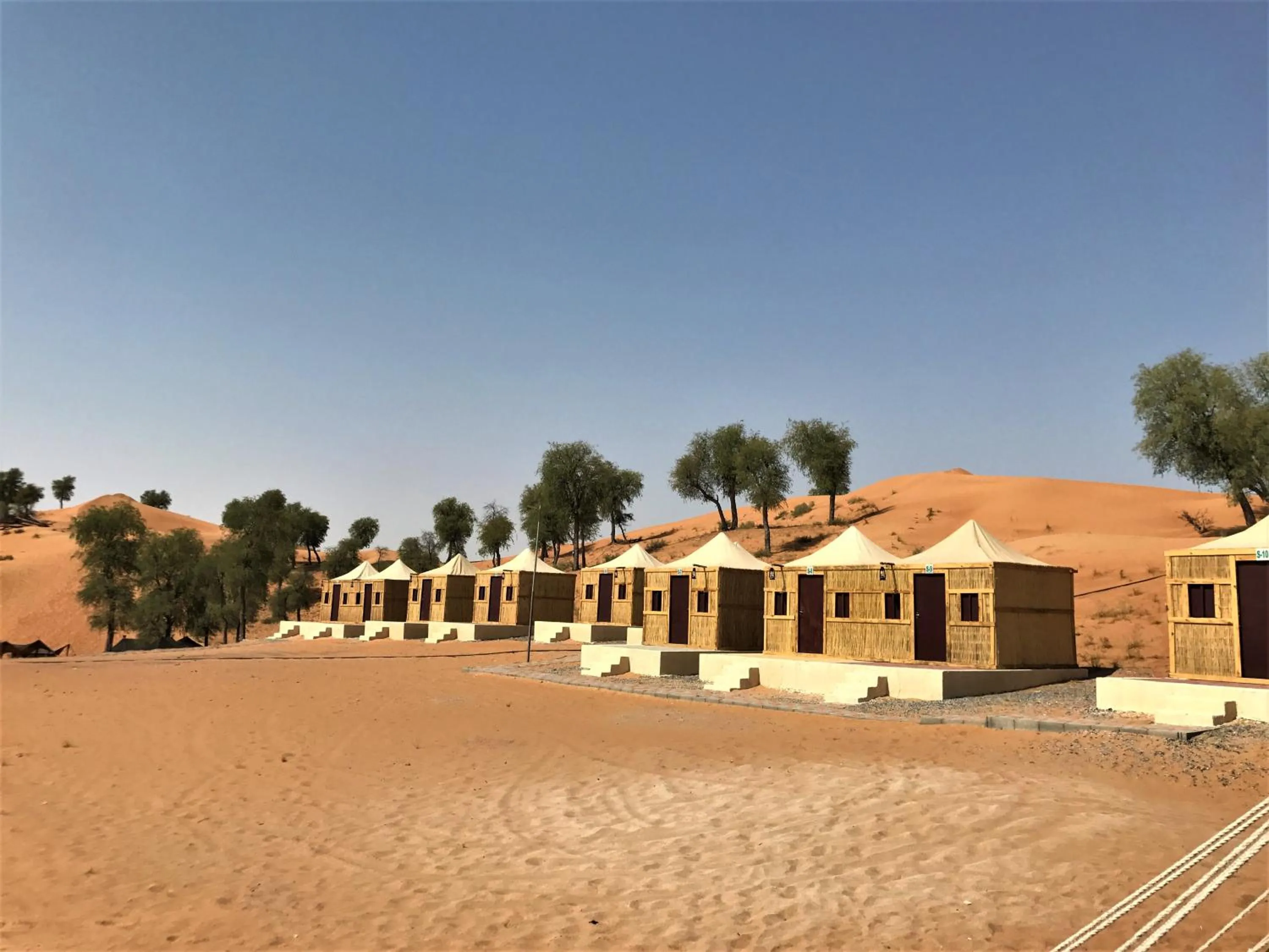 Mountain view in Bedouin Oasis Desert Camp- Ras Al Khaimah