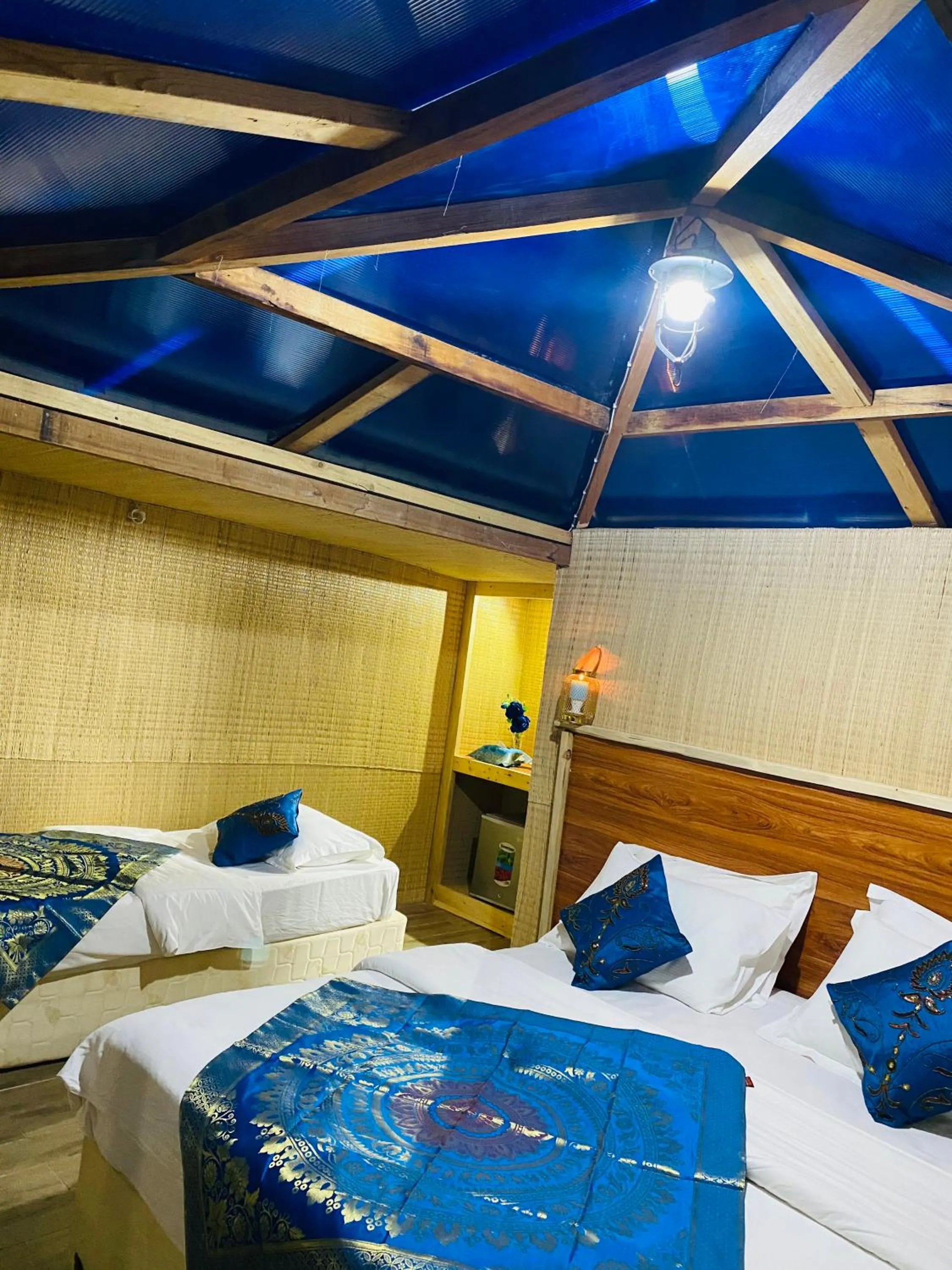 Bed in Bedouin Oasis Desert Camp- Ras Al Khaimah