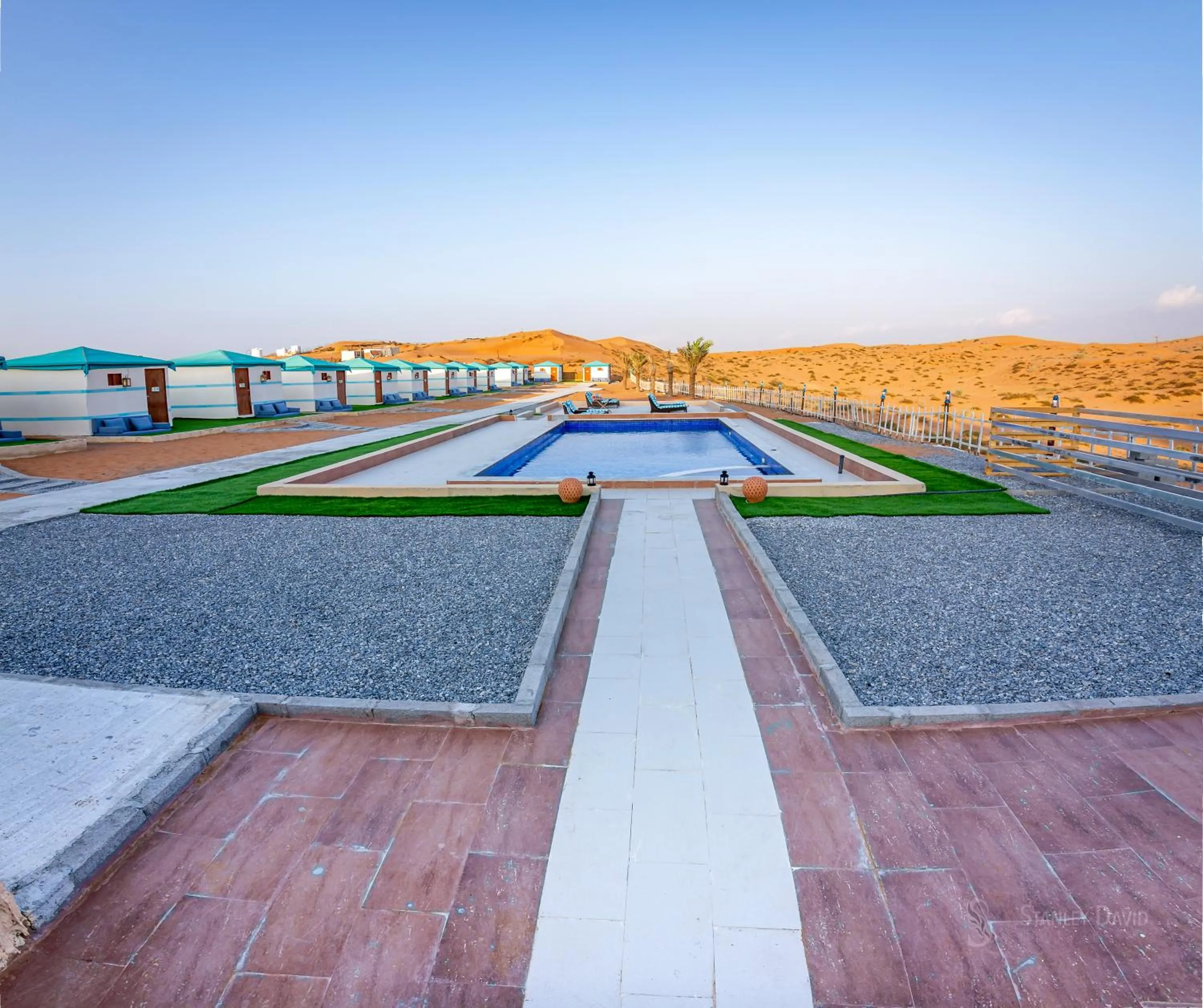 Swimming pool in Bedouin Oasis Desert Camp- Ras Al Khaimah
