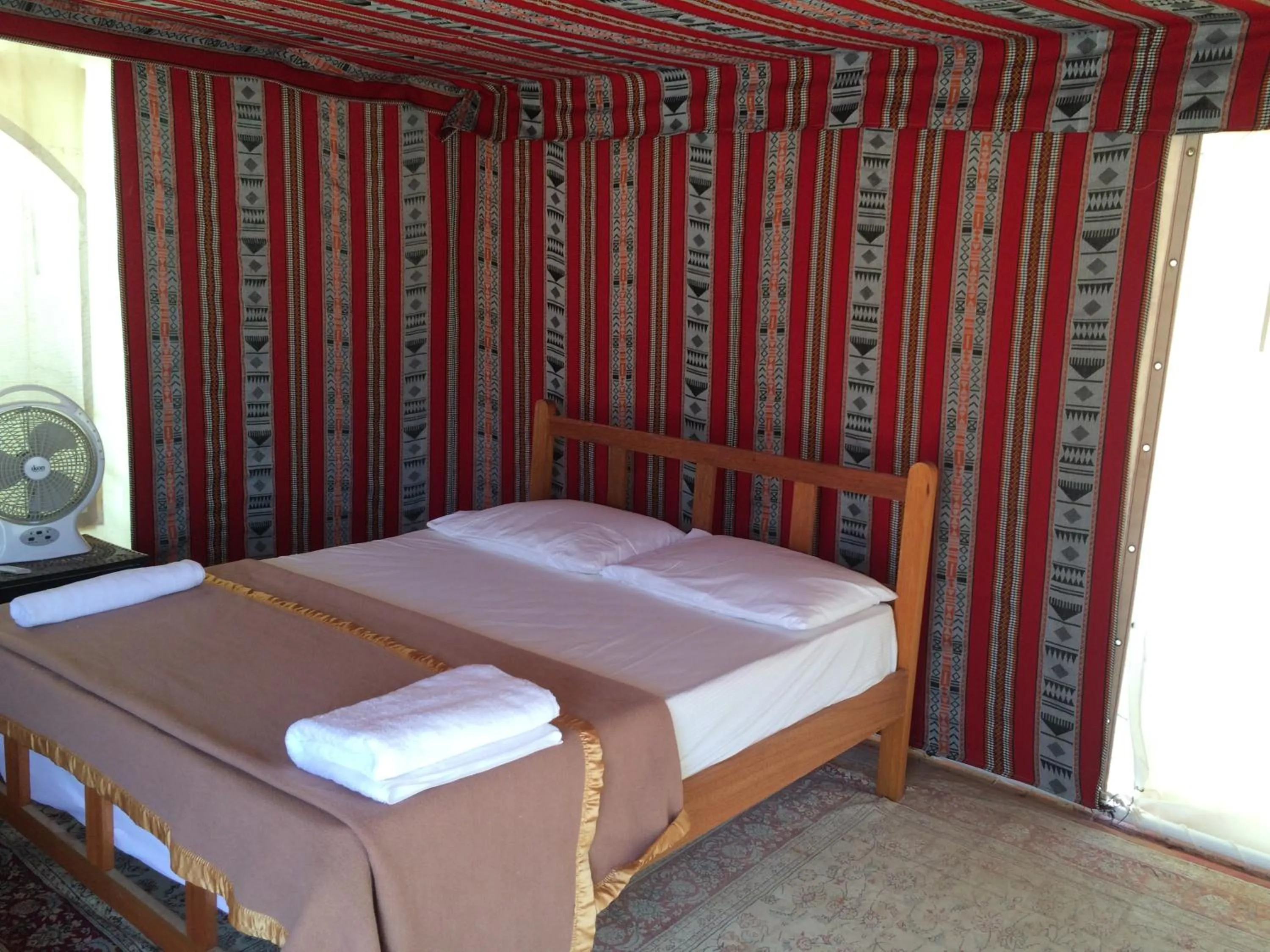 Bed in Bedouin Oasis Desert Camp- Ras Al Khaimah