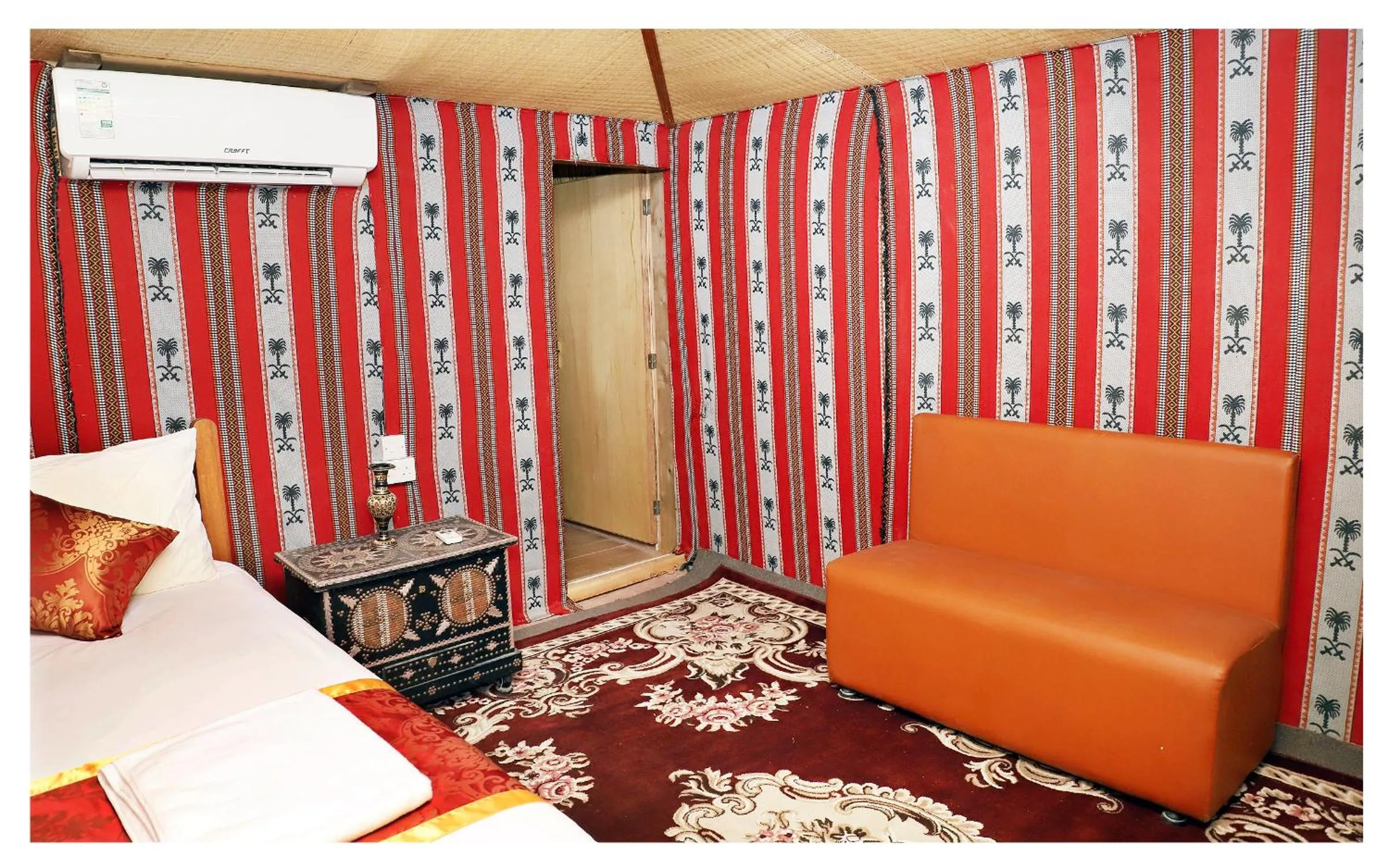 Bed in Bedouin Oasis Desert Camp- Ras Al Khaimah