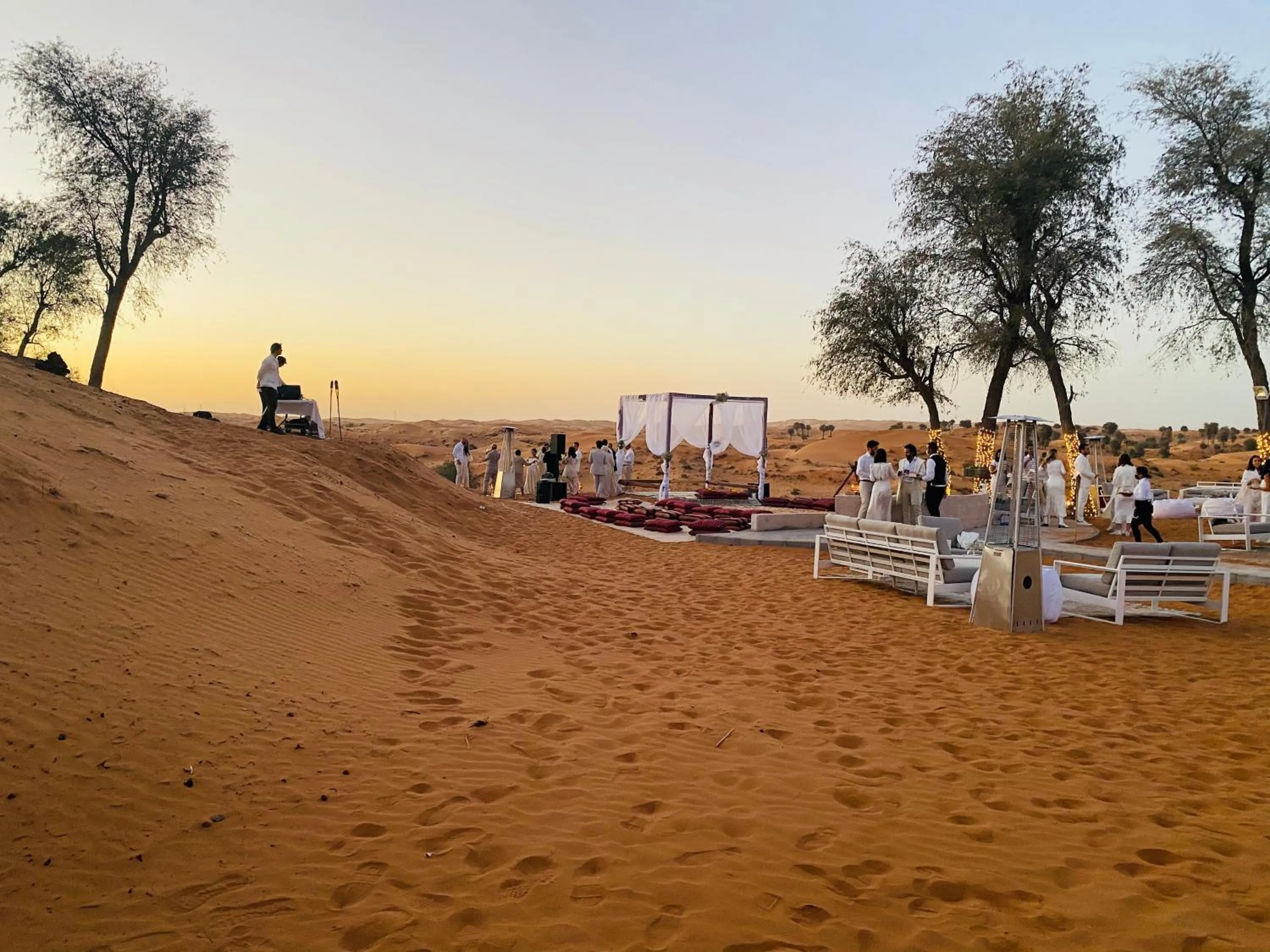 People in Bedouin Oasis Desert Camp- Ras Al Khaimah