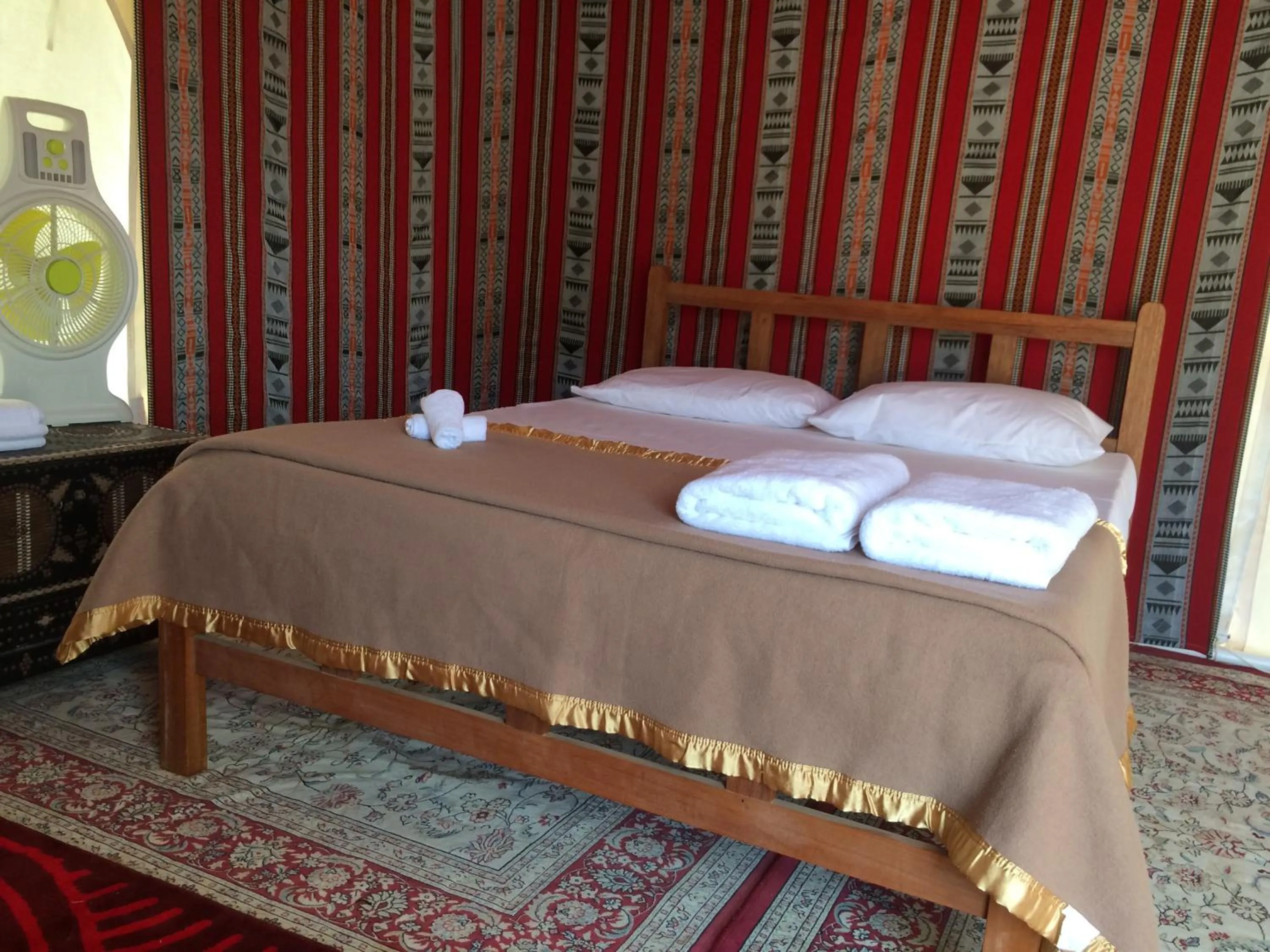 Bed in Bedouin Oasis Desert Camp- Ras Al Khaimah