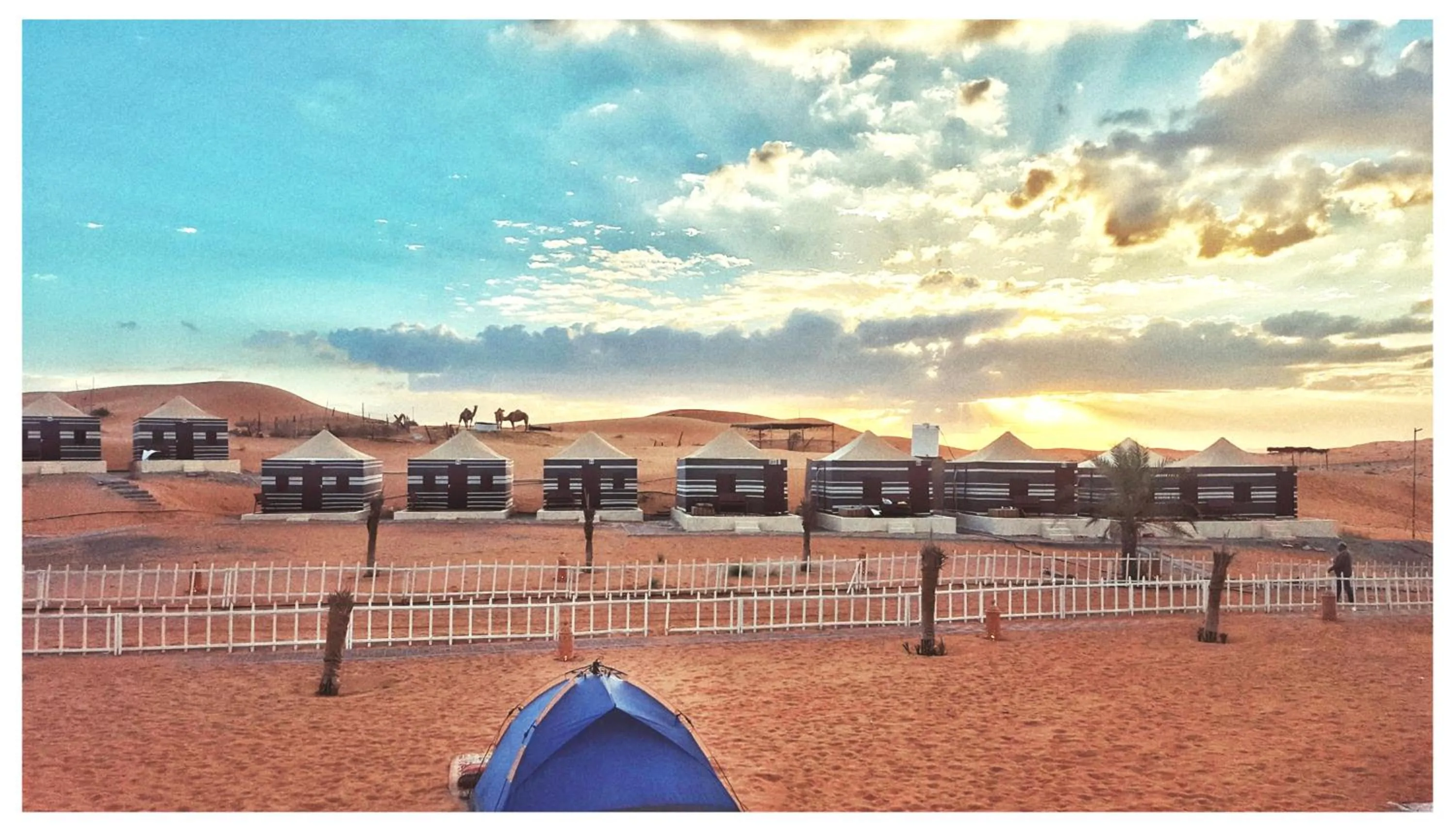Sunrise in Bedouin Oasis Desert Camp- Ras Al Khaimah