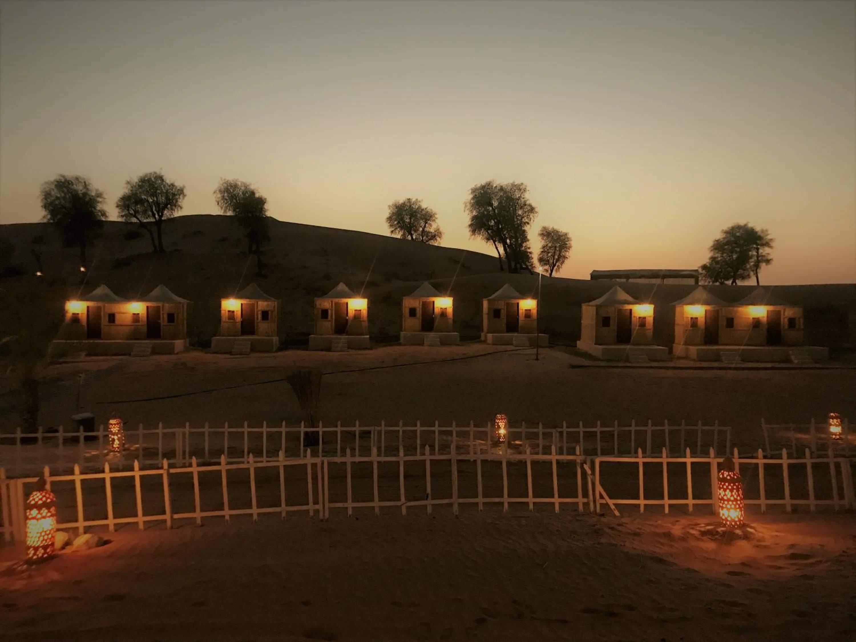 Bird's eye view in Bedouin Oasis Desert Camp- Ras Al Khaimah