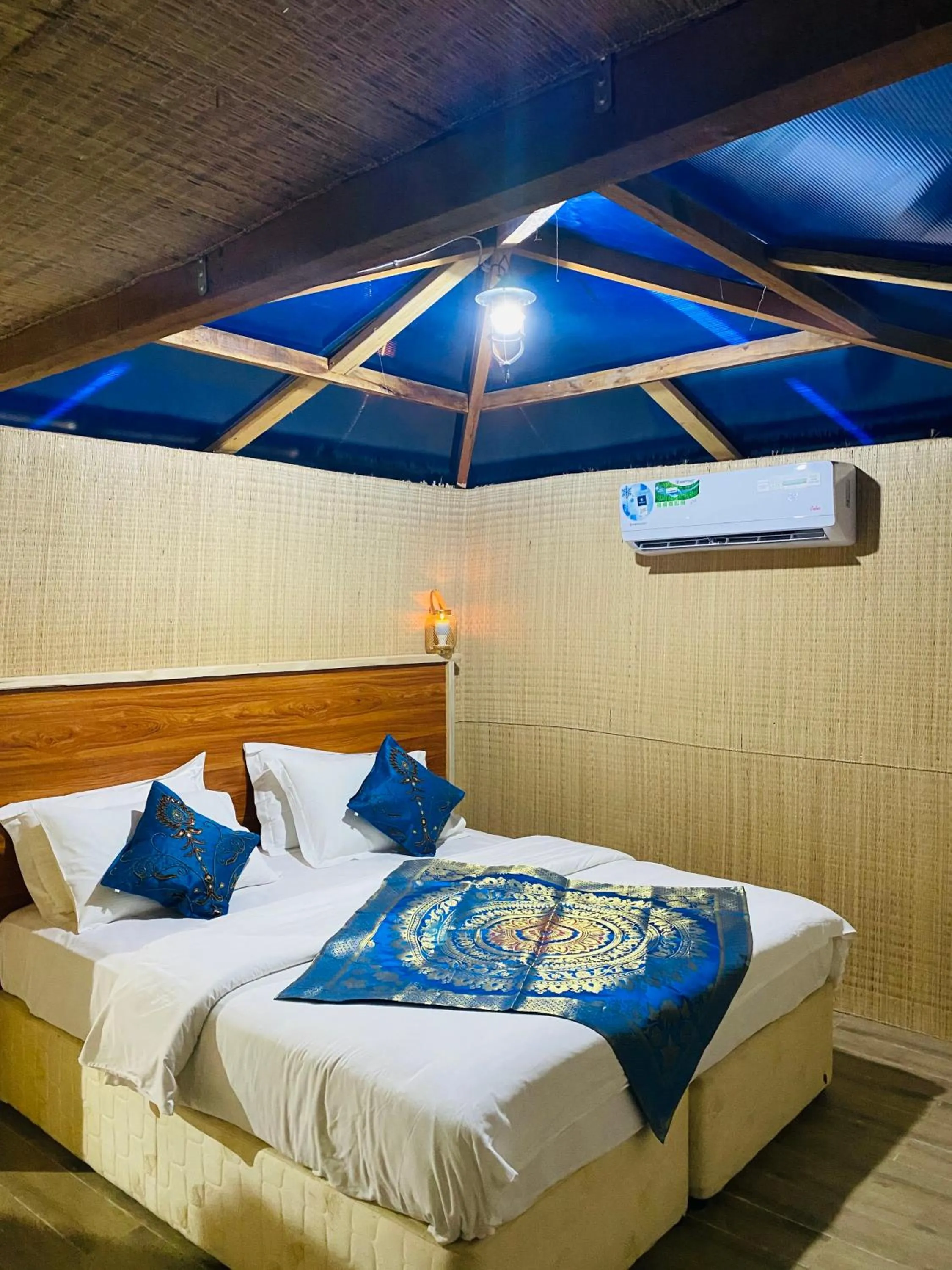 Bed in Bedouin Oasis Desert Camp- Ras Al Khaimah