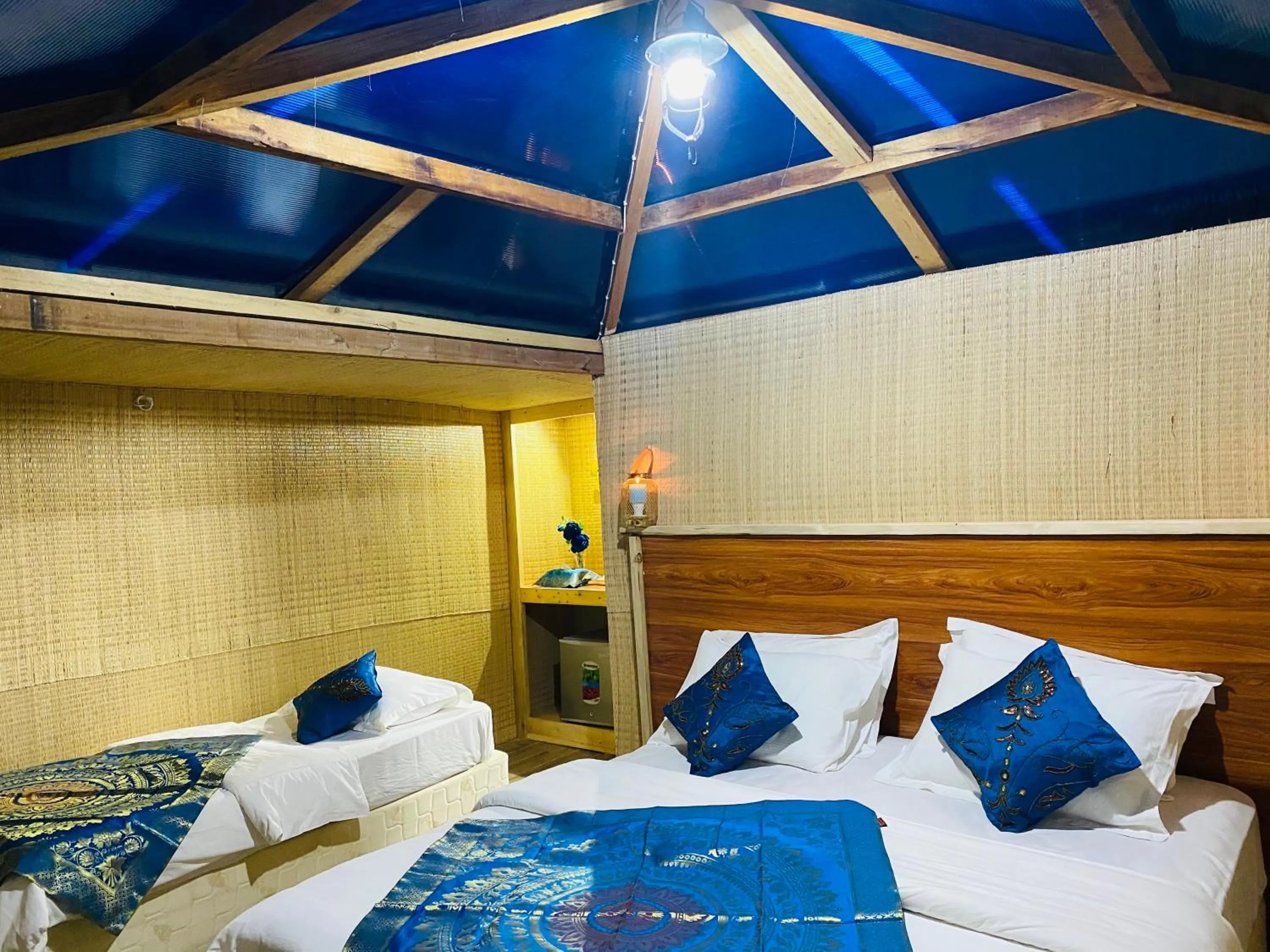 Bed in Bedouin Oasis Desert Camp- Ras Al Khaimah