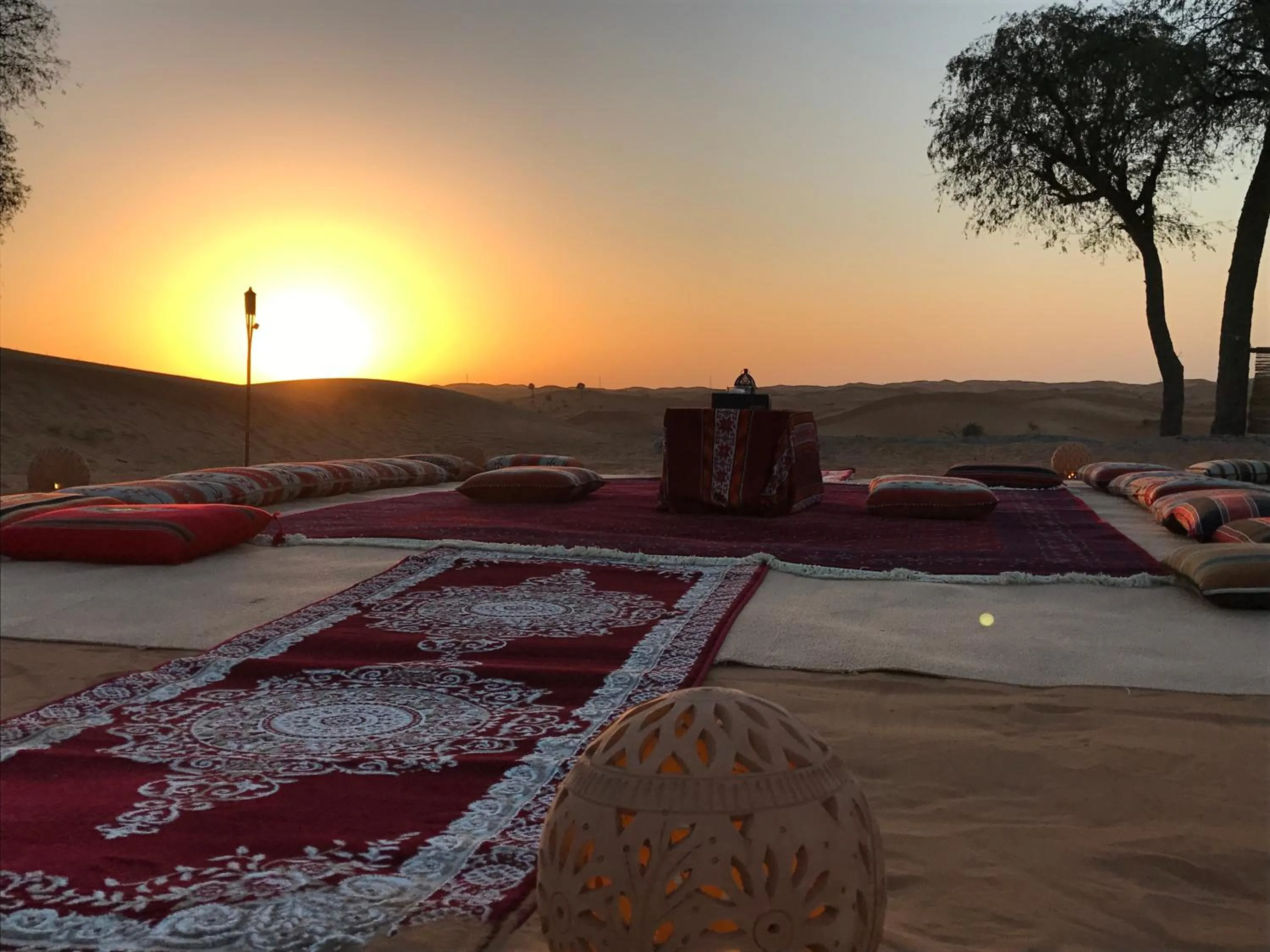 Natural landscape in Bedouin Oasis Desert Camp- Ras Al Khaimah