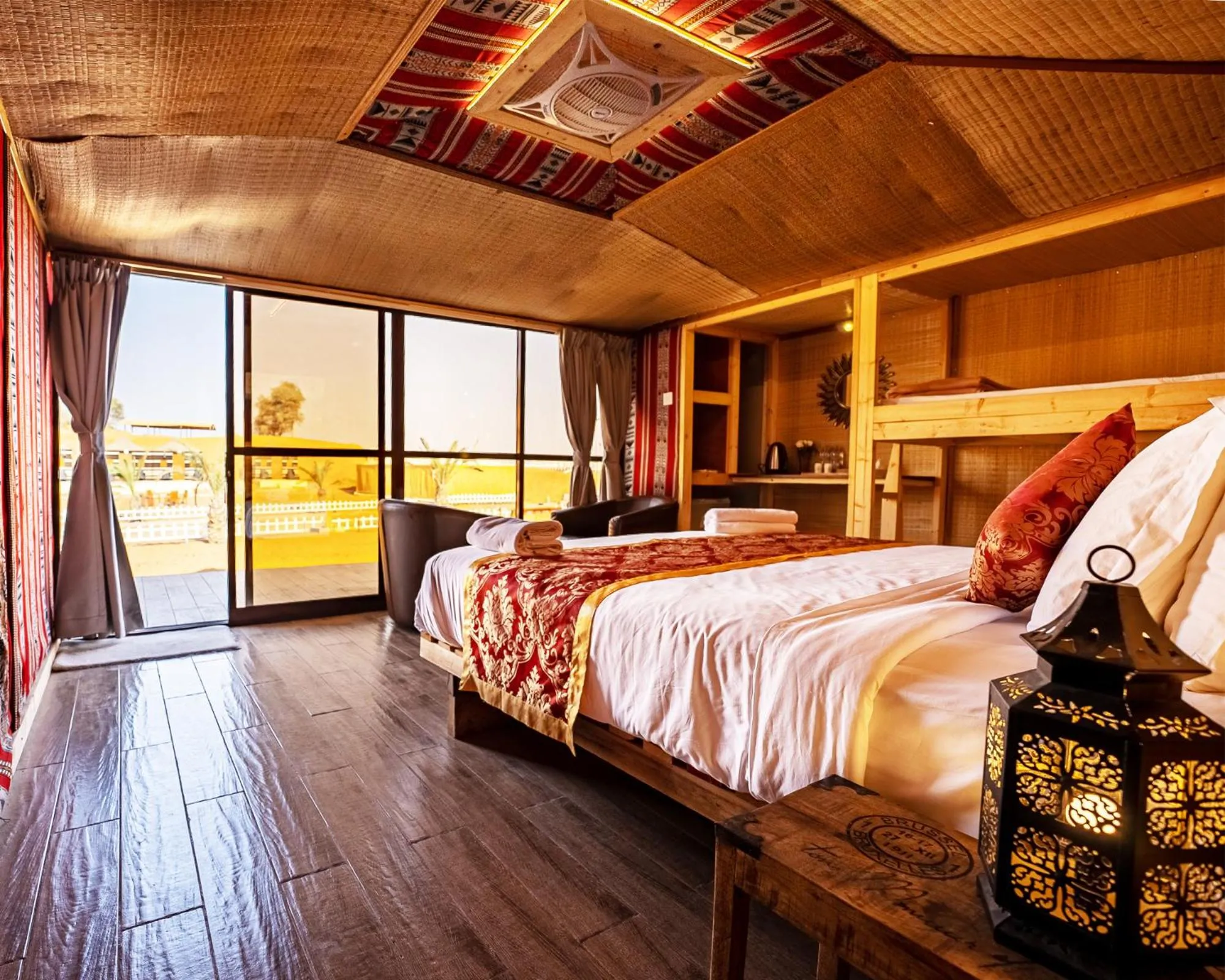Bed in Bedouin Oasis Desert Camp- Ras Al Khaimah
