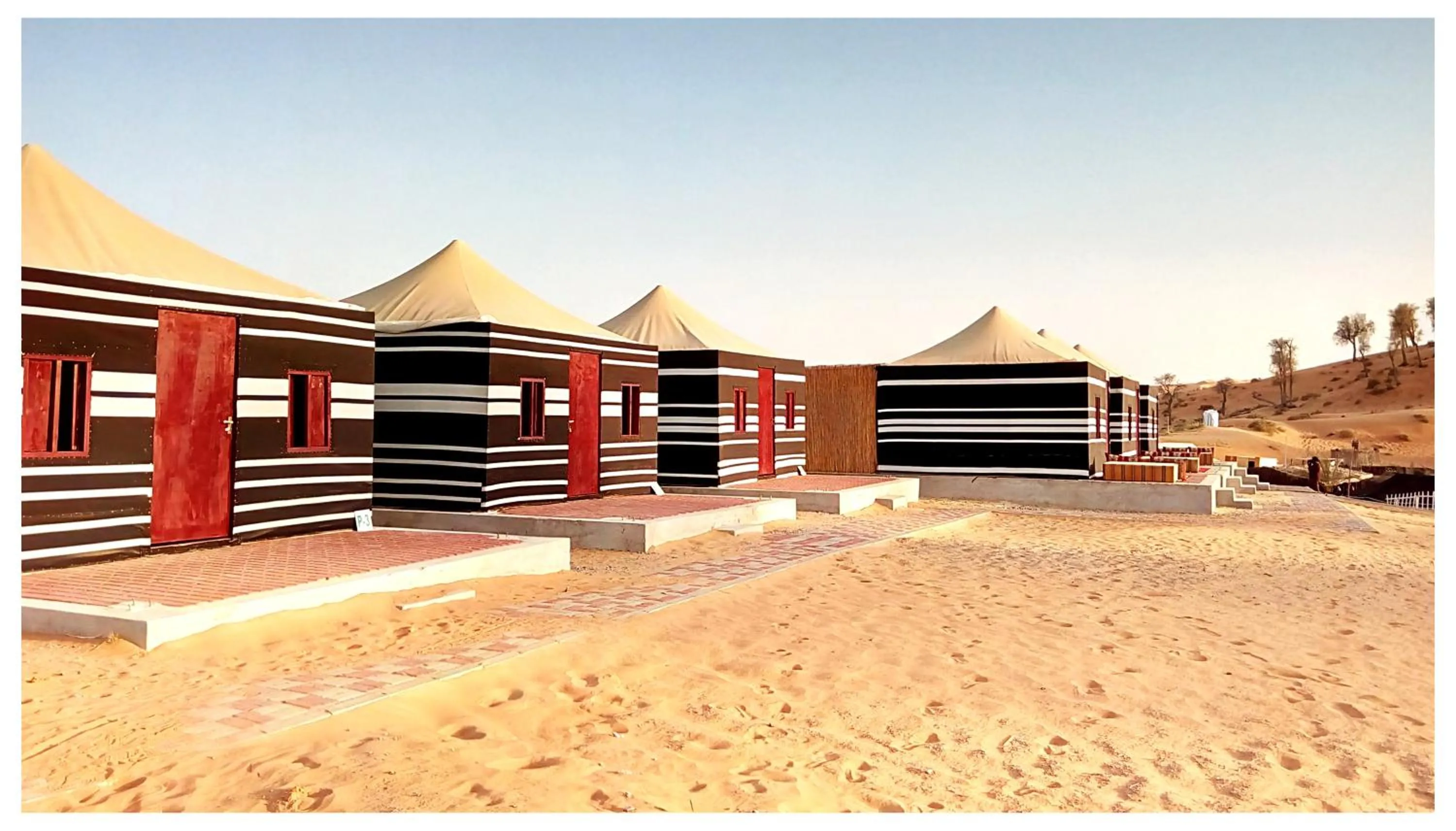 Bedroom in Bedouin Oasis Desert Camp- Ras Al Khaimah