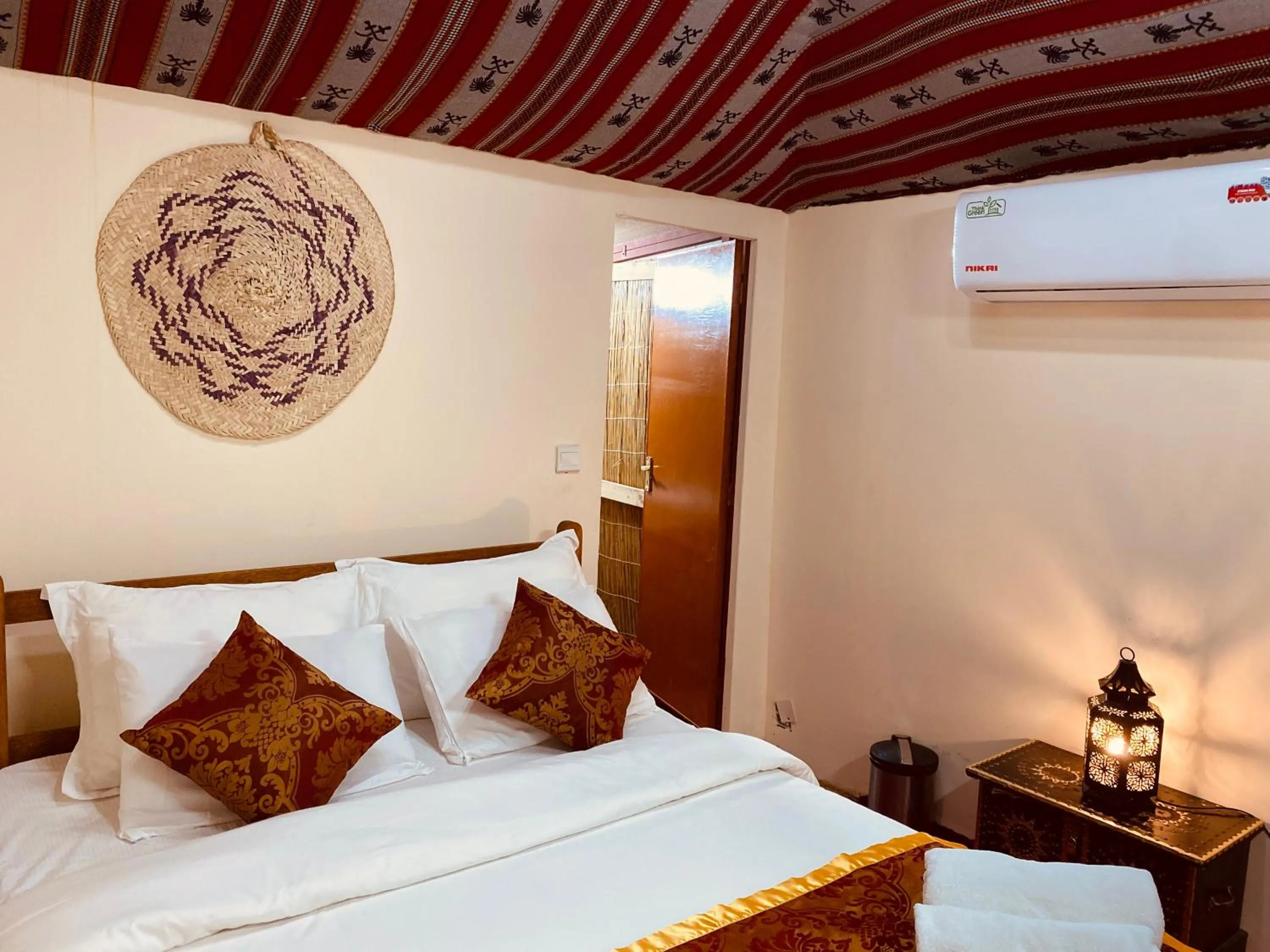 Bed in Bedouin Oasis Desert Camp- Ras Al Khaimah
