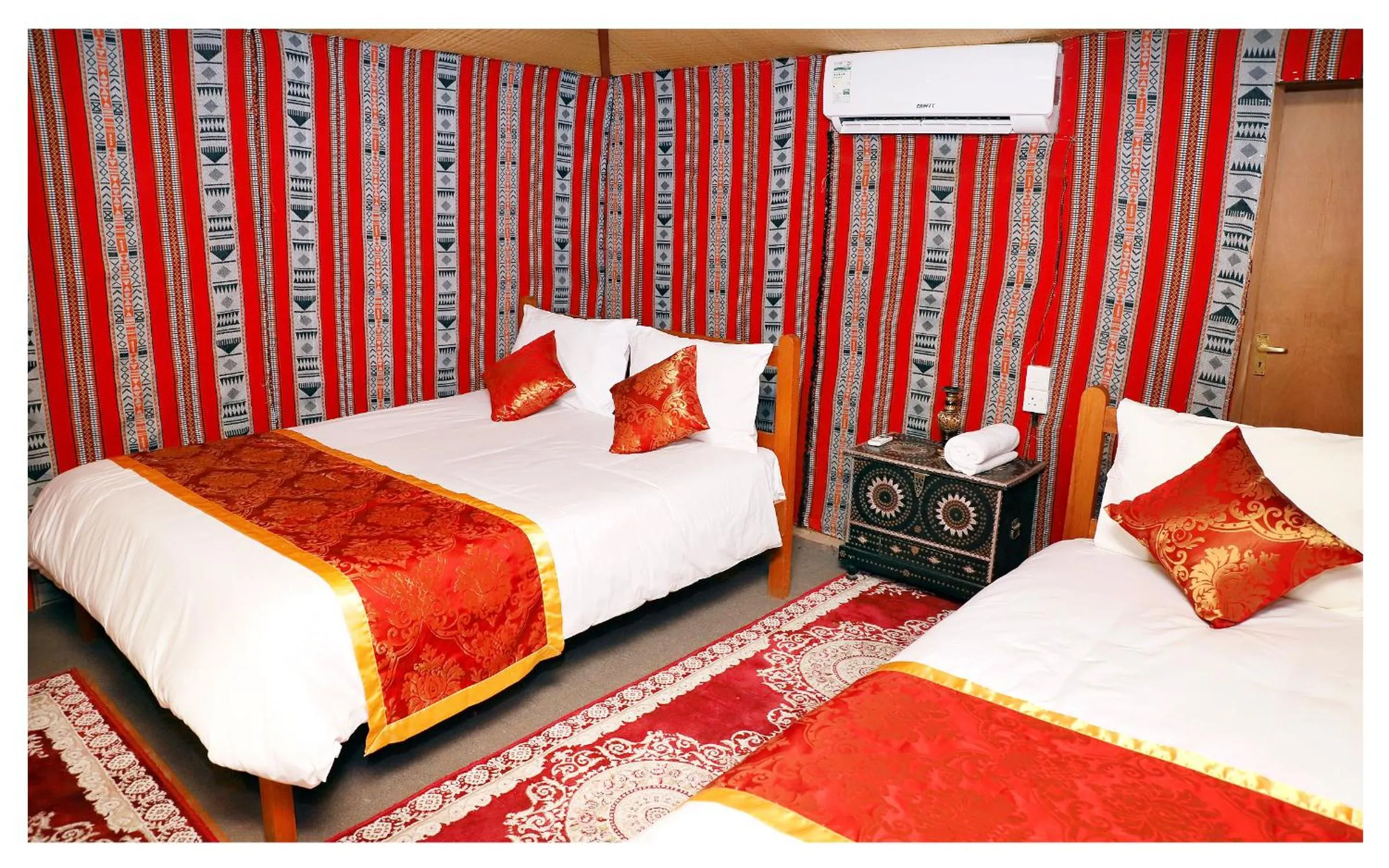 Bed in Bedouin Oasis Desert Camp- Ras Al Khaimah