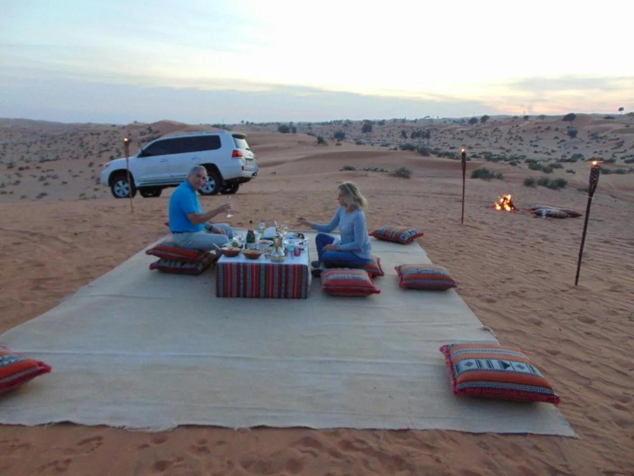 Sunset in Bedouin Oasis Desert Camp- Ras Al Khaimah