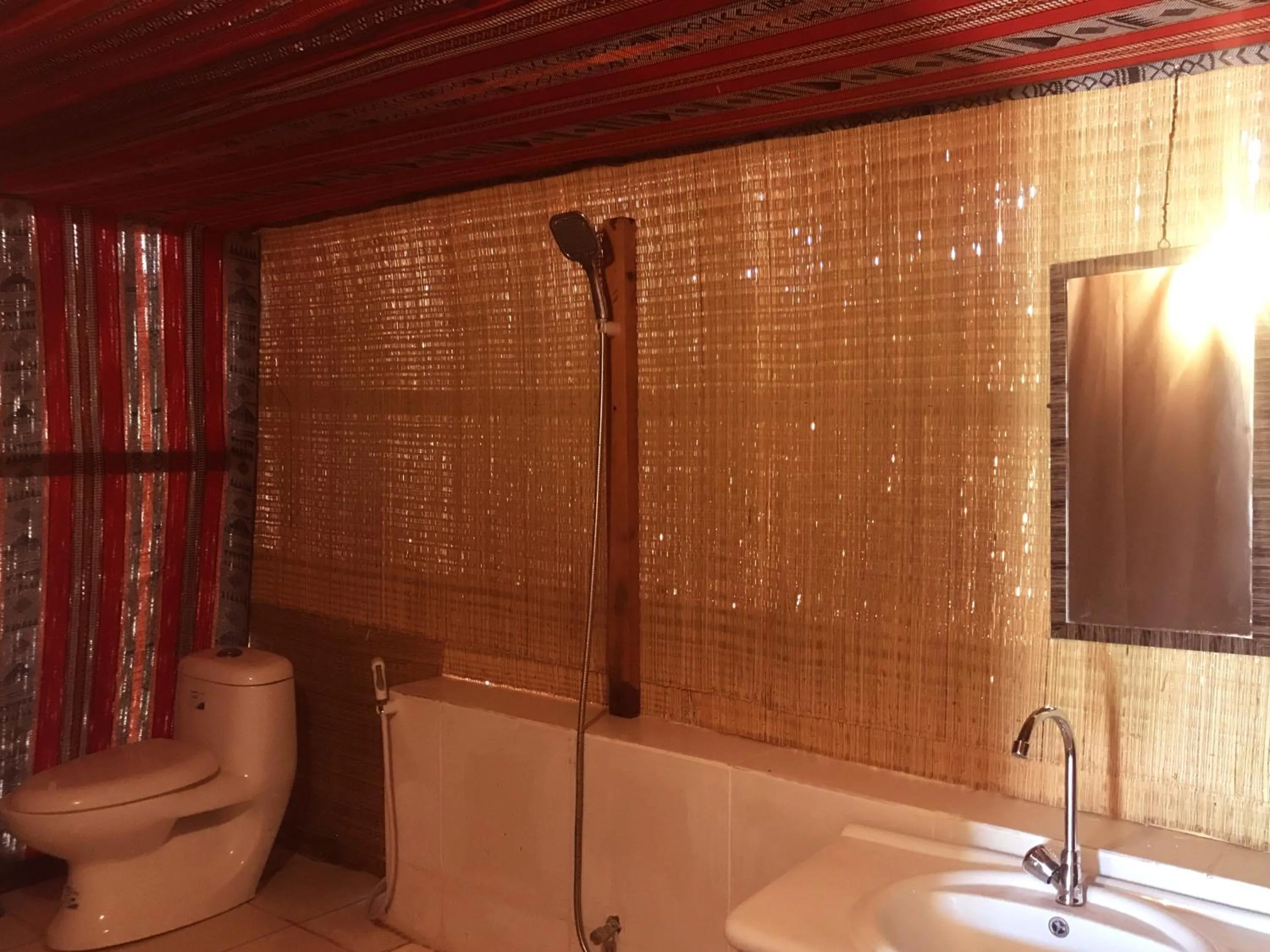 Bathroom in Bedouin Oasis Desert Camp- Ras Al Khaimah