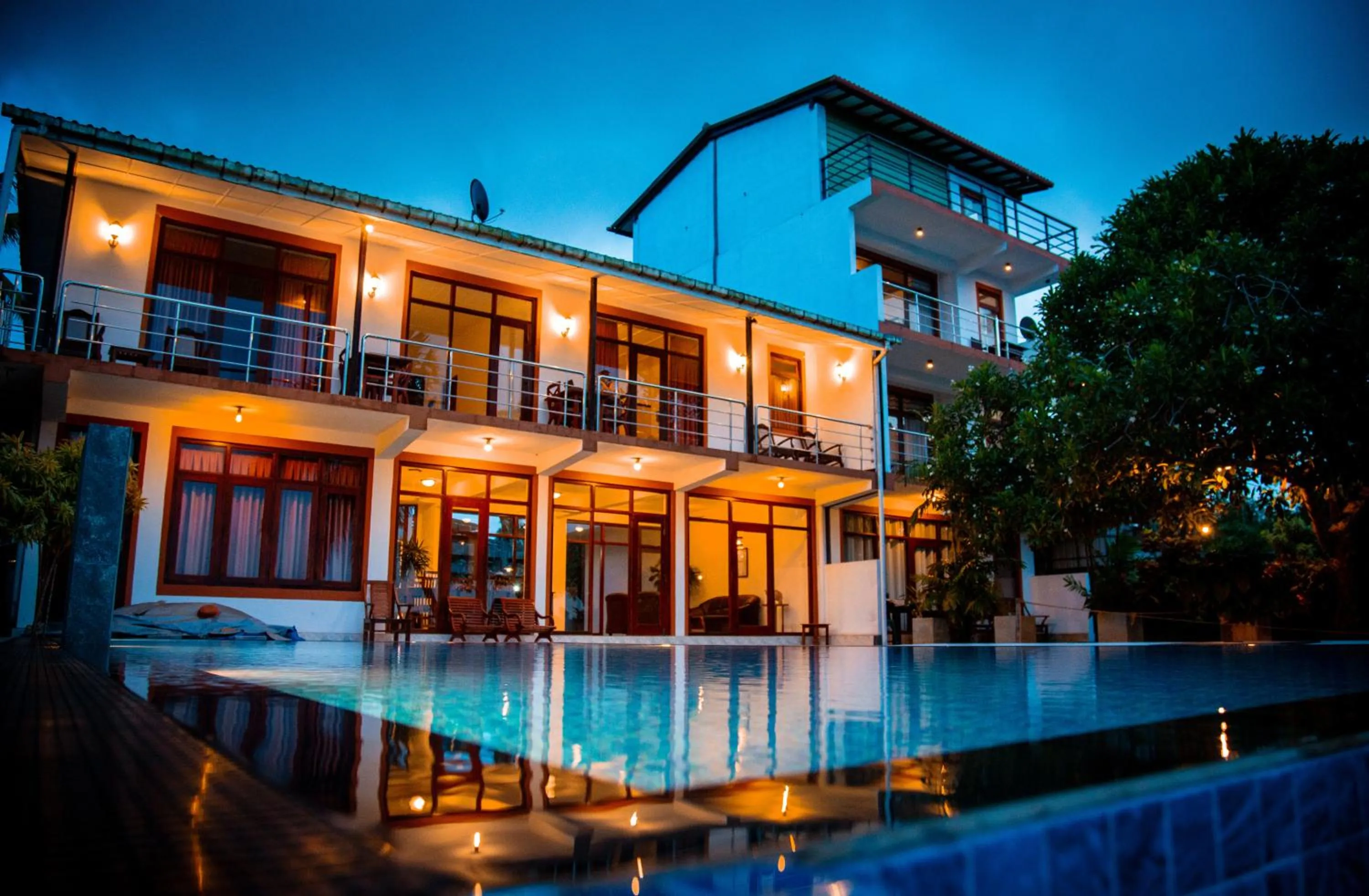 Property building in Riverside Inn Fuji