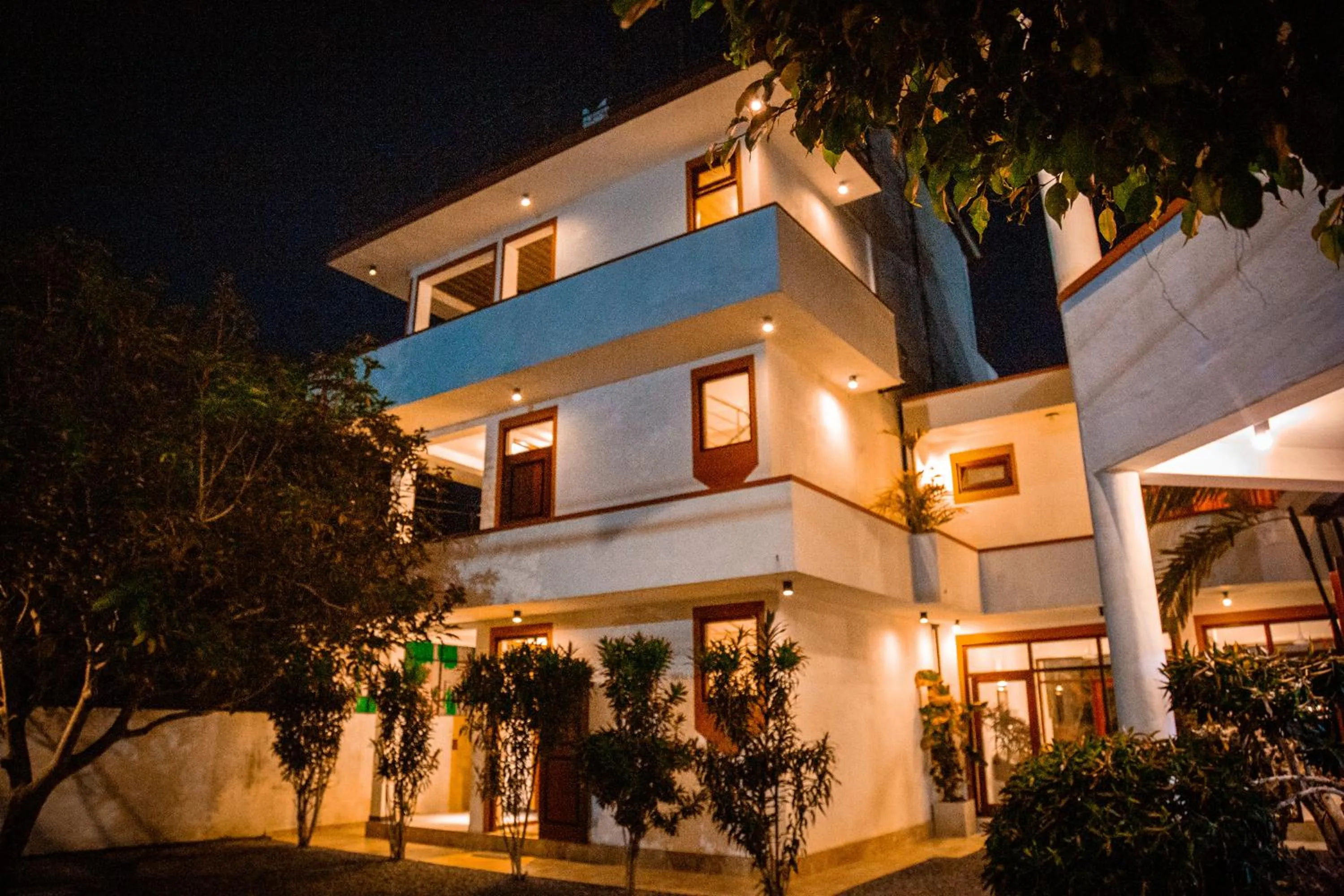 Property building in Riverside Inn Fuji