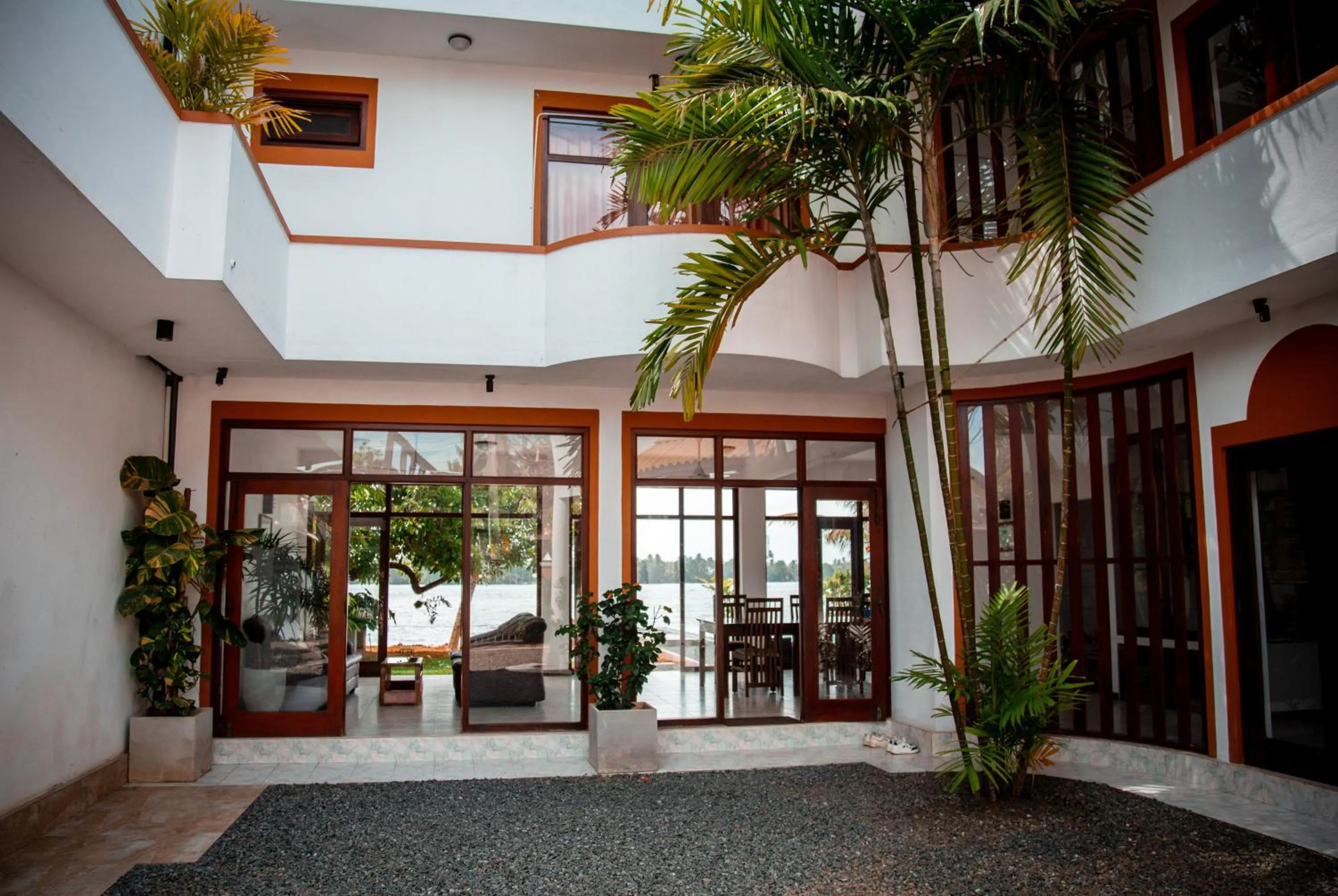 Property building in Riverside Inn Fuji