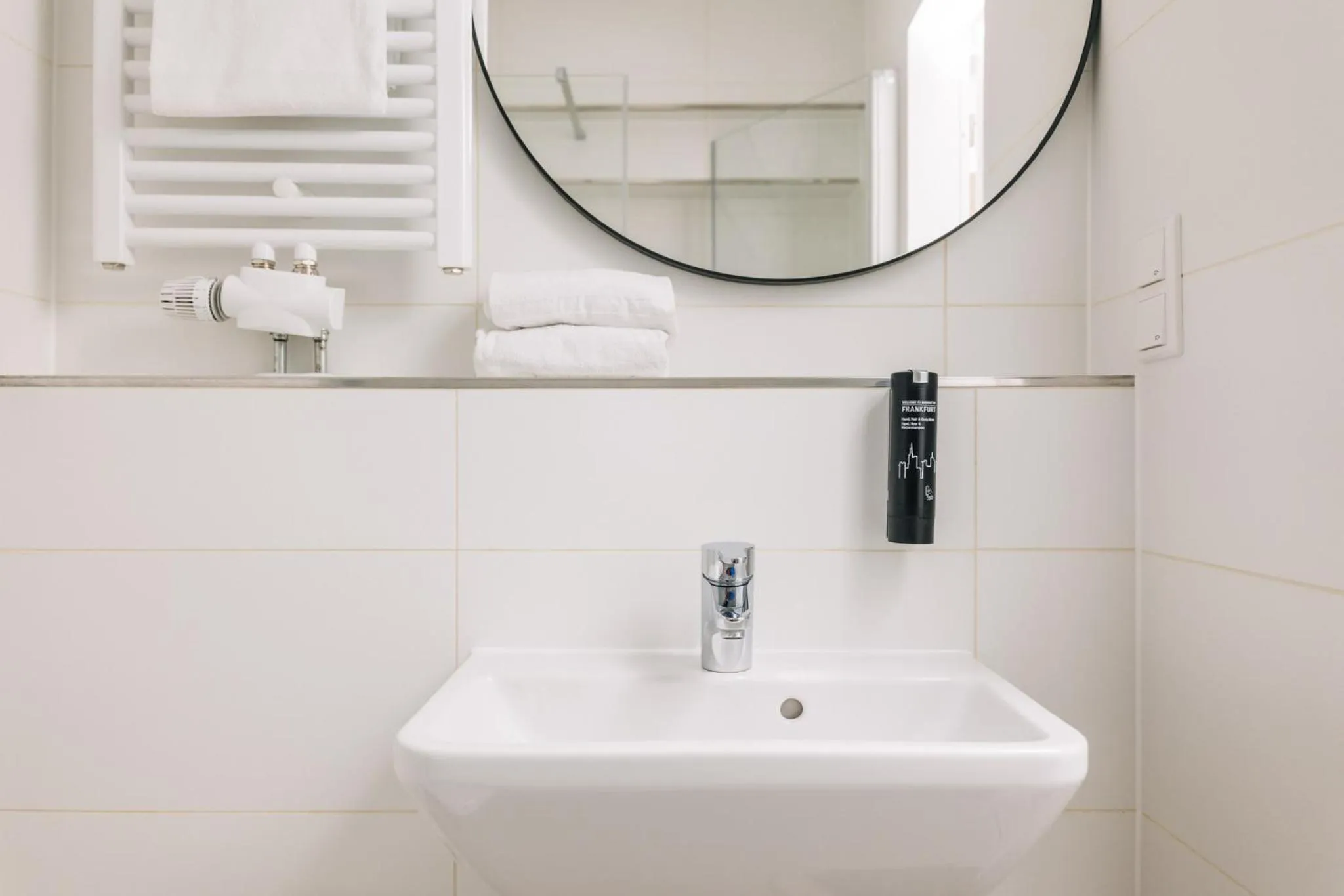 Bathroom in Homaris Apartments Frankfurt