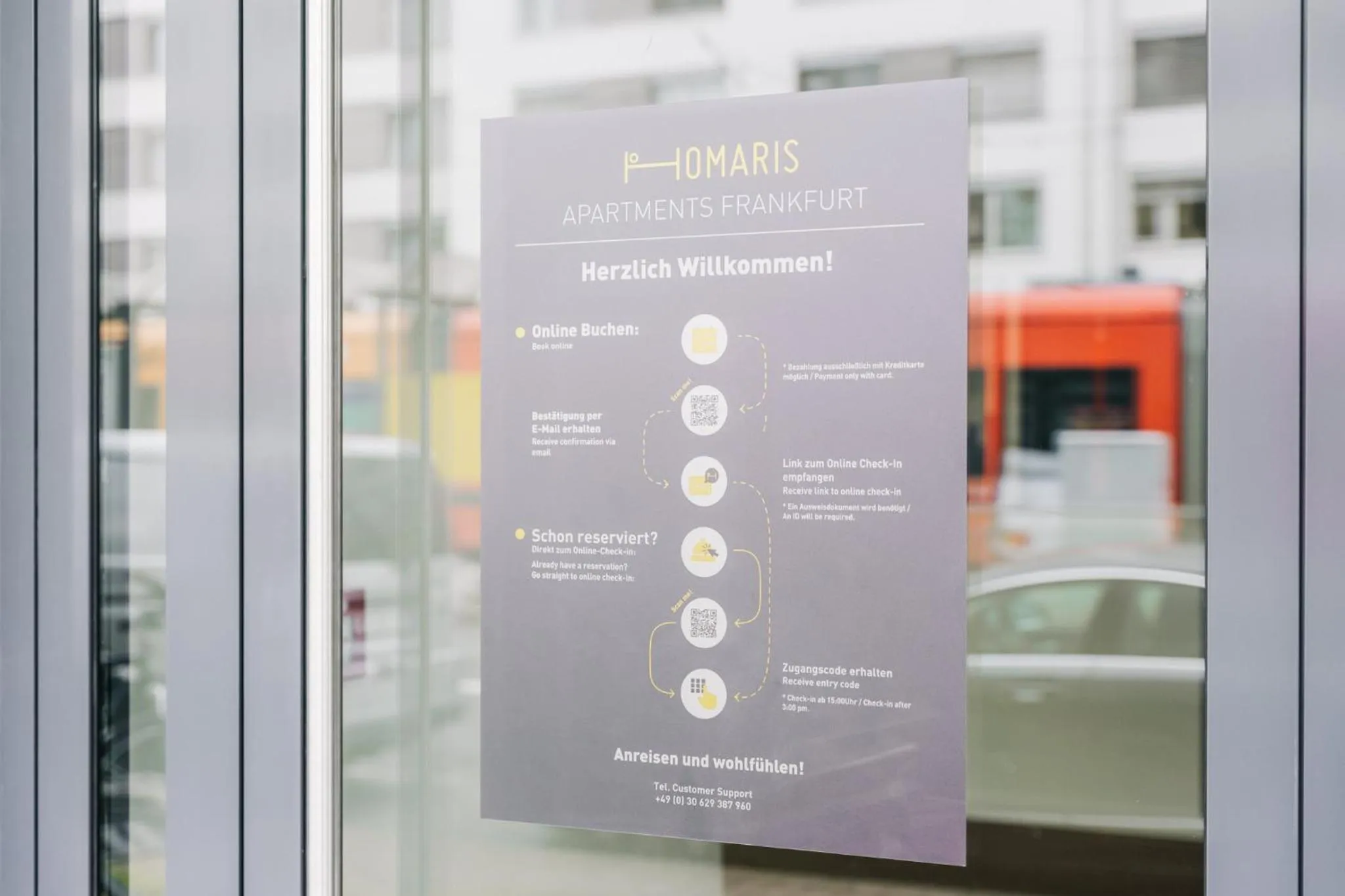 Property logo or sign in Homaris Apartments Frankfurt