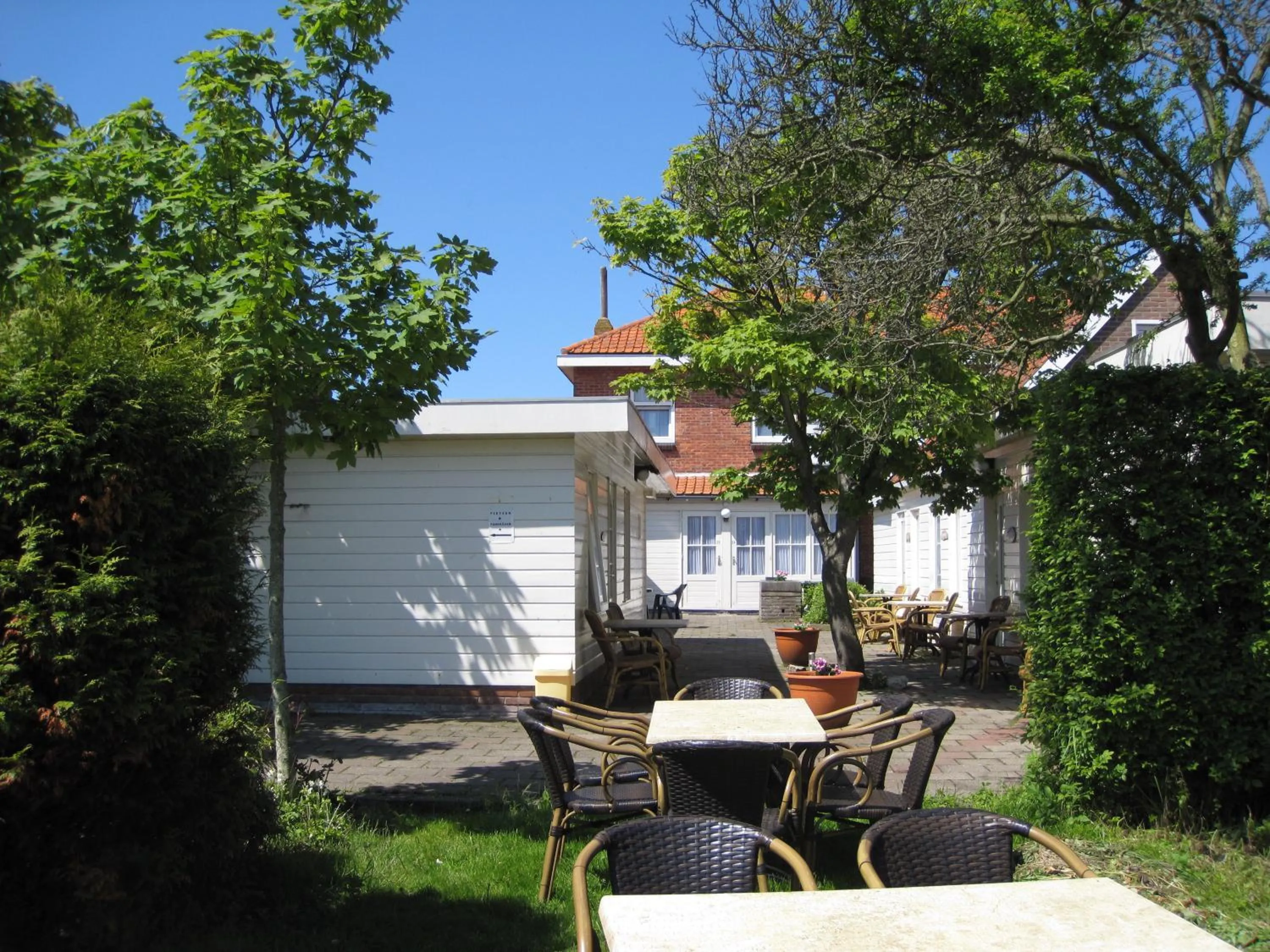 Garden in Hotel Valkenhof