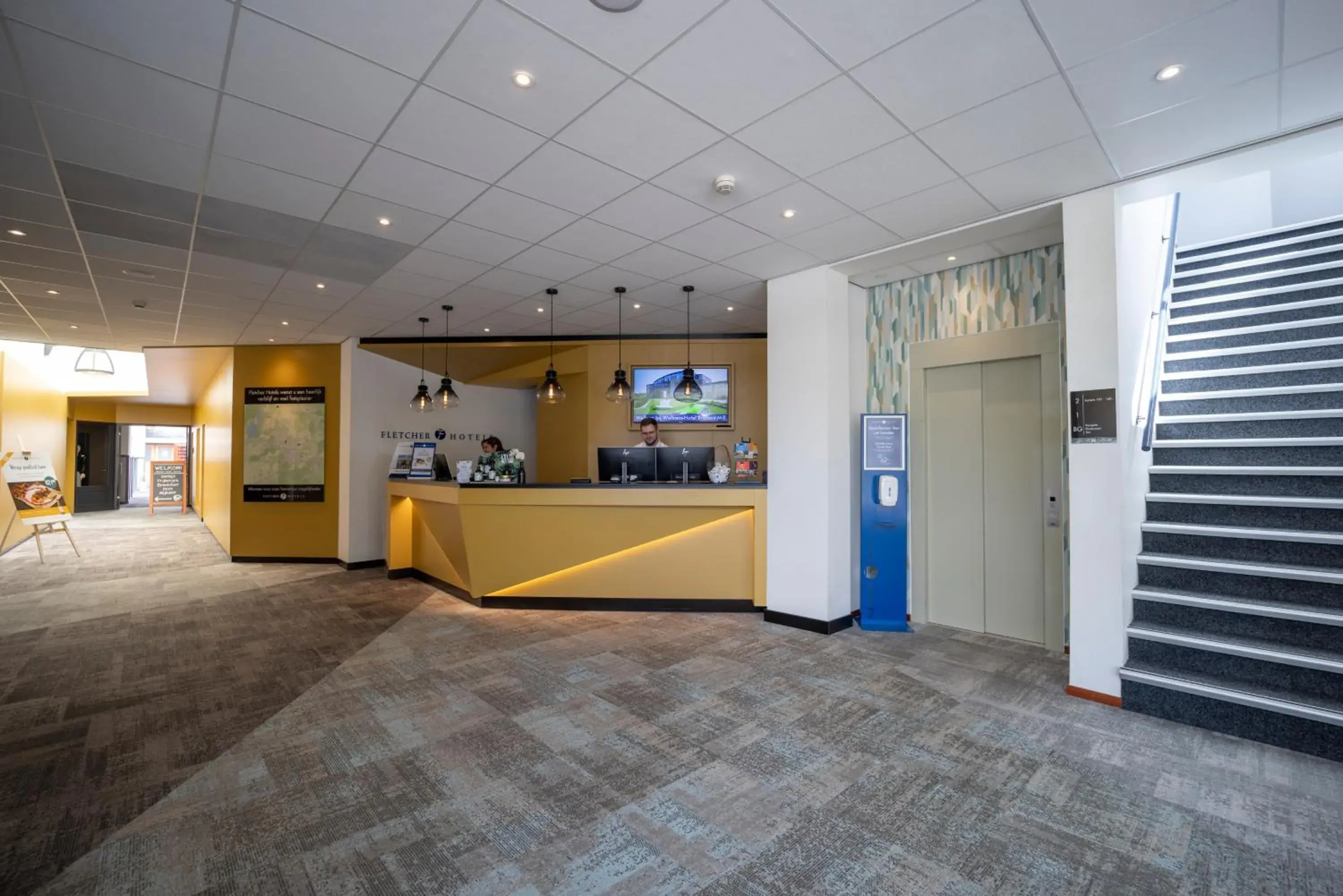 Lobby or reception in Fletcher Wellness-Hotel Brabant-Mill Lobby or reception in Fletcher Wellness-Hotel Brabant-Mill